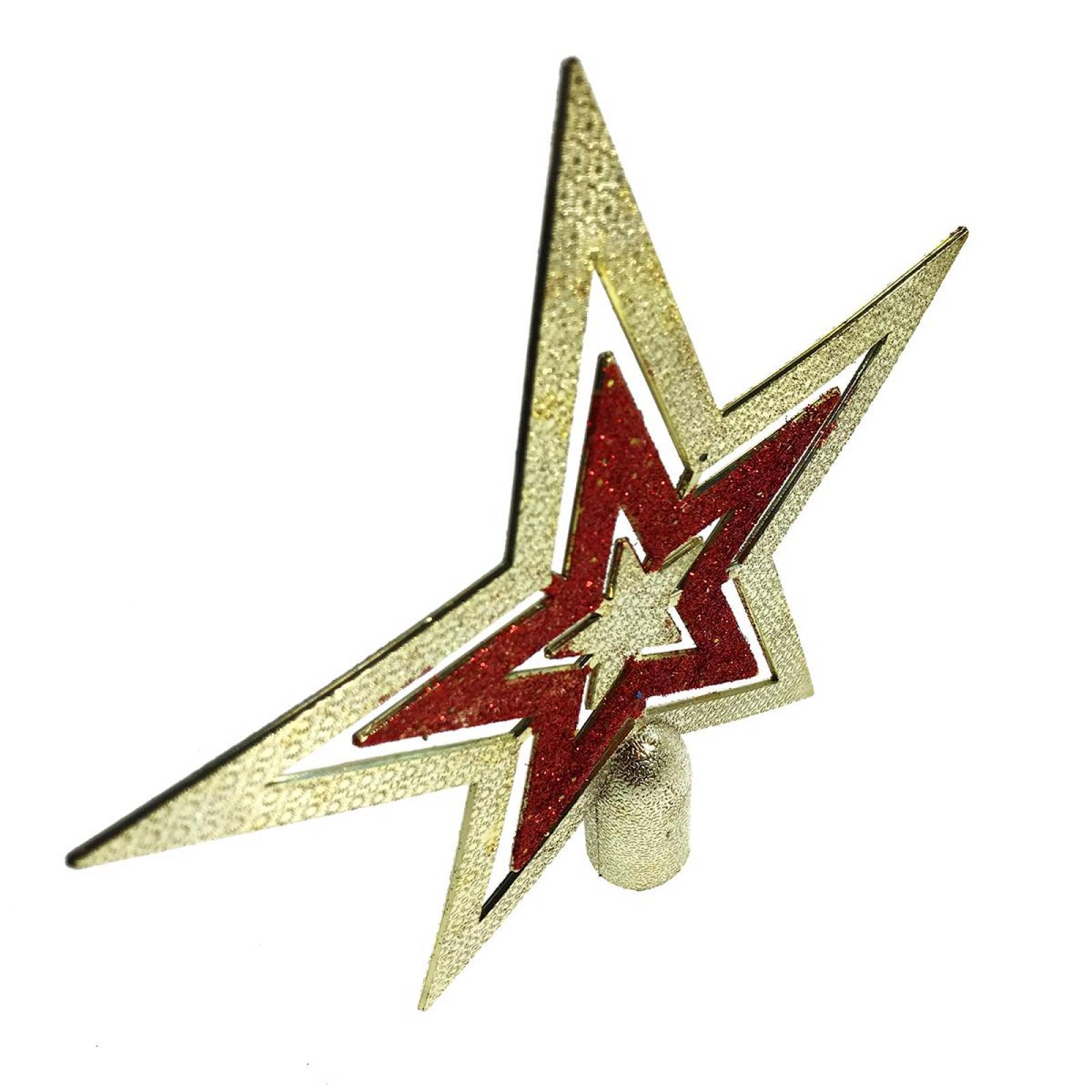 Estrella de Belen Navideña Para Arbol Navidad 14 cm 