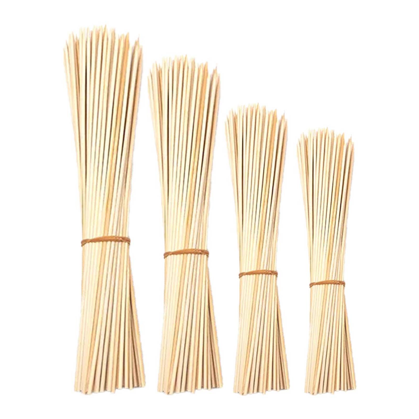 Palillos D Bambu Palillos Brochetas Varios Tamaños 360 Pz 