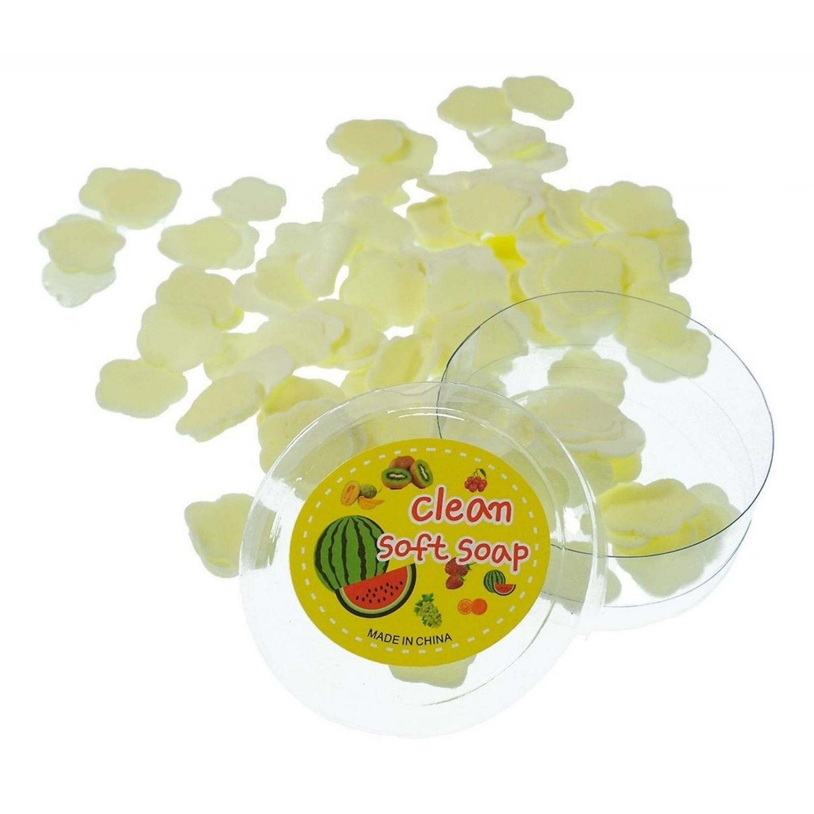 Láminas De Jabón Para Manos Papel Jabon Portátil 6pzs Sandia