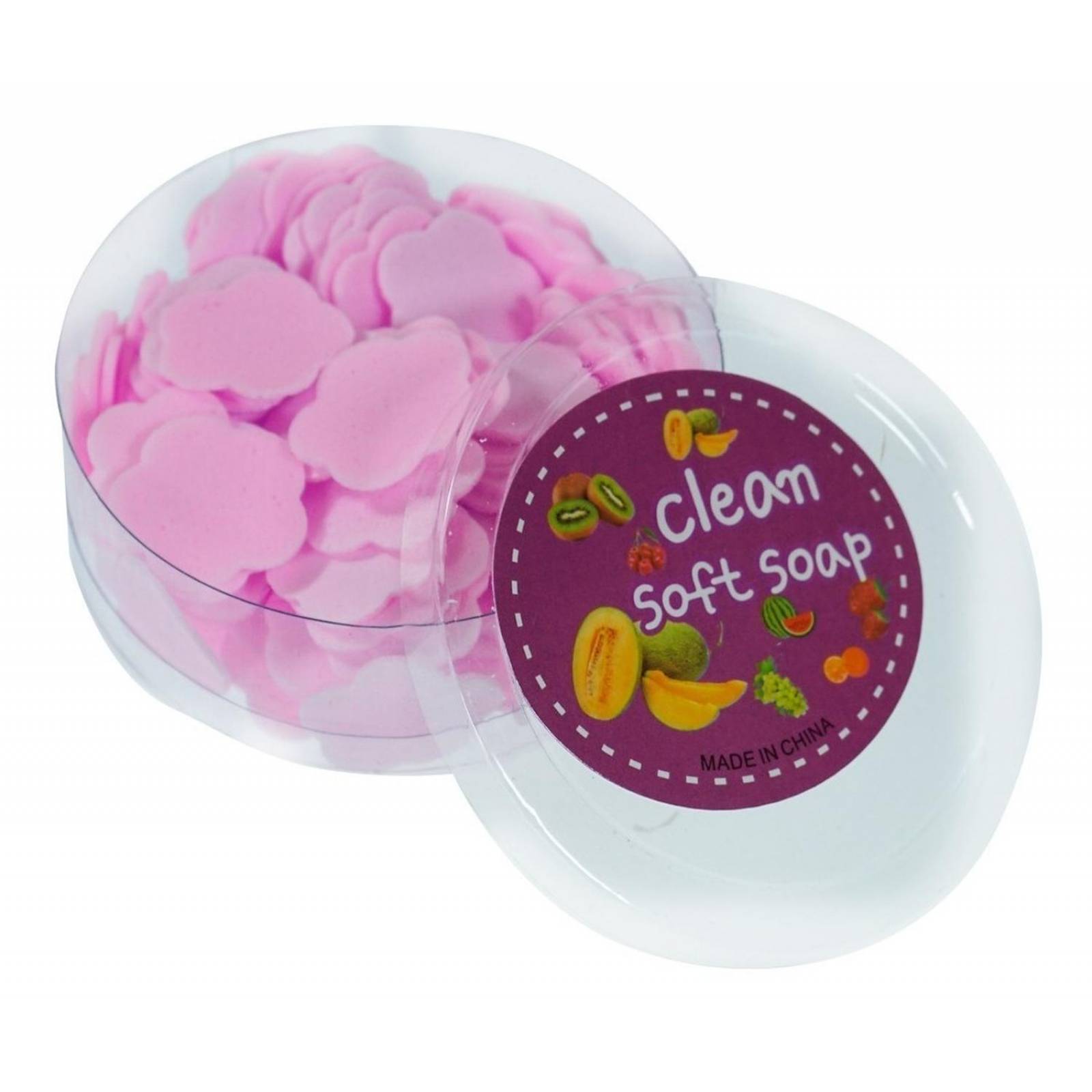 Láminas De Jabón Para Manos Papel Jabon Portátil 6pzs Melon