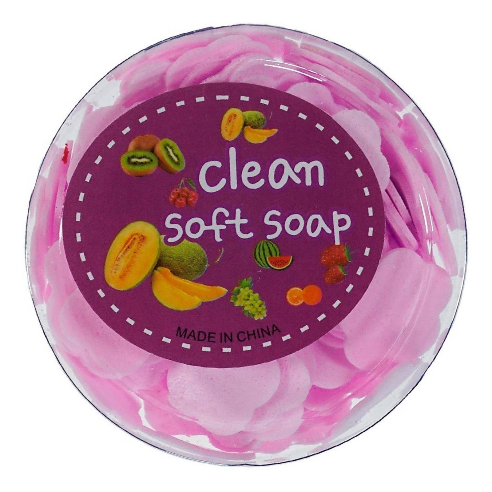 Láminas De Jabón Para Manos Papel Jabon Portátil 6pzs Melon