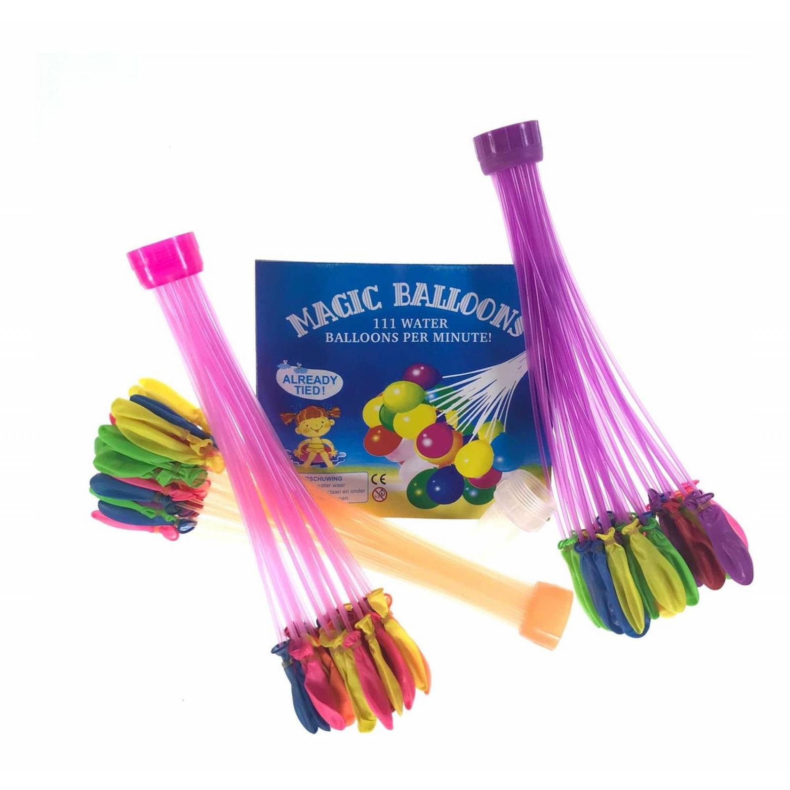 Globos Para Agua 444pzs Magic Balloons Llenado En 60seg .