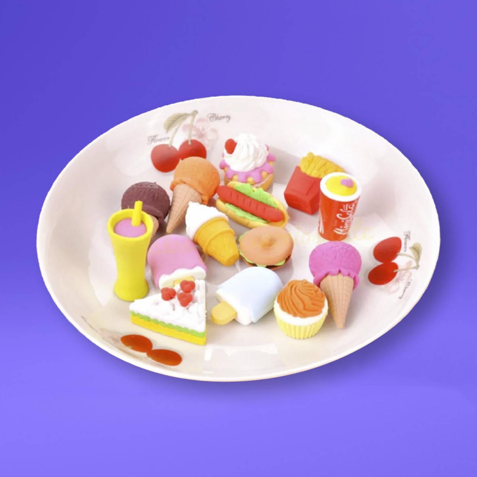 Goma para borrar de migajón borrador figuras Kawaii 4paq 