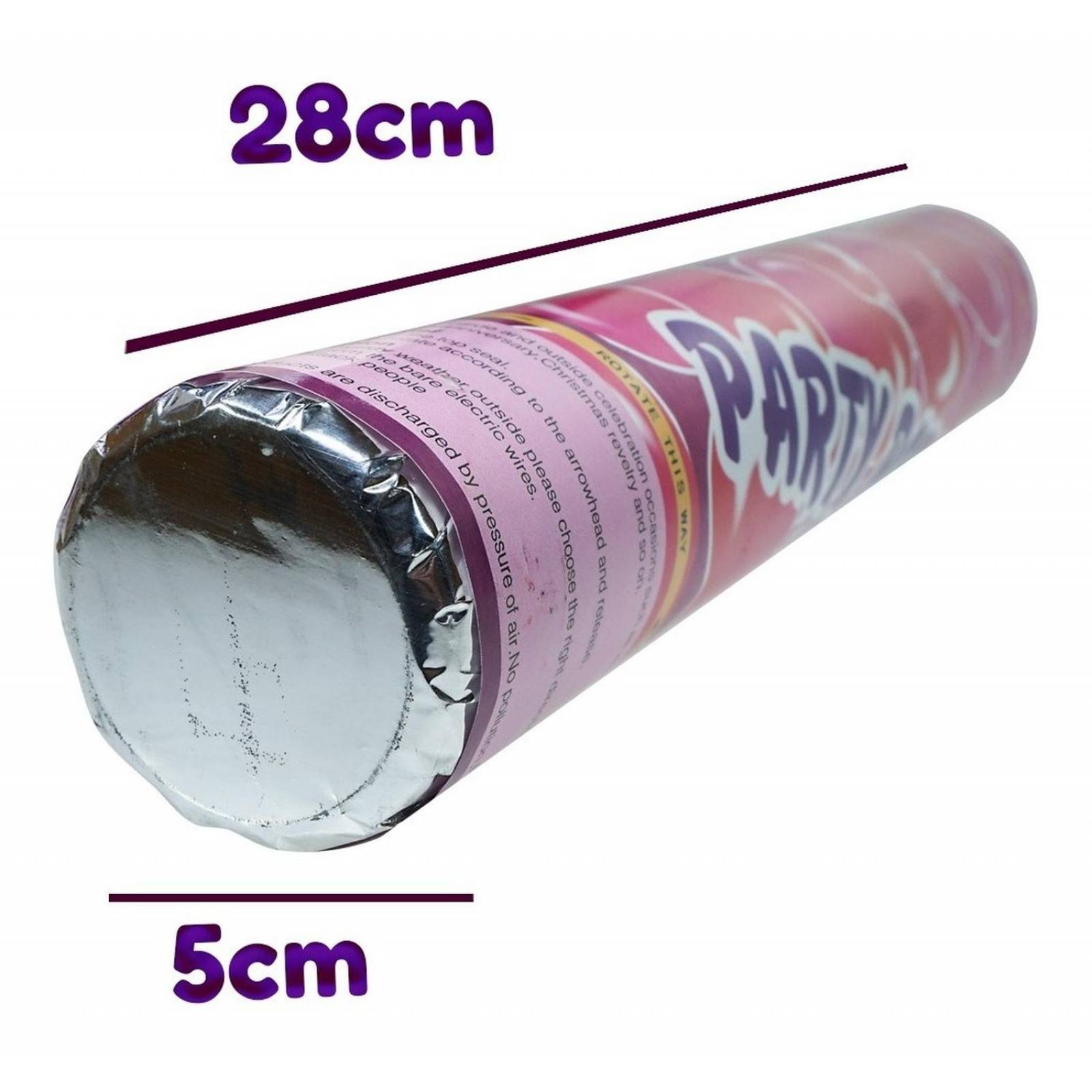 Cañon Confeti Lanza Confeti Bazuca 5 pz .