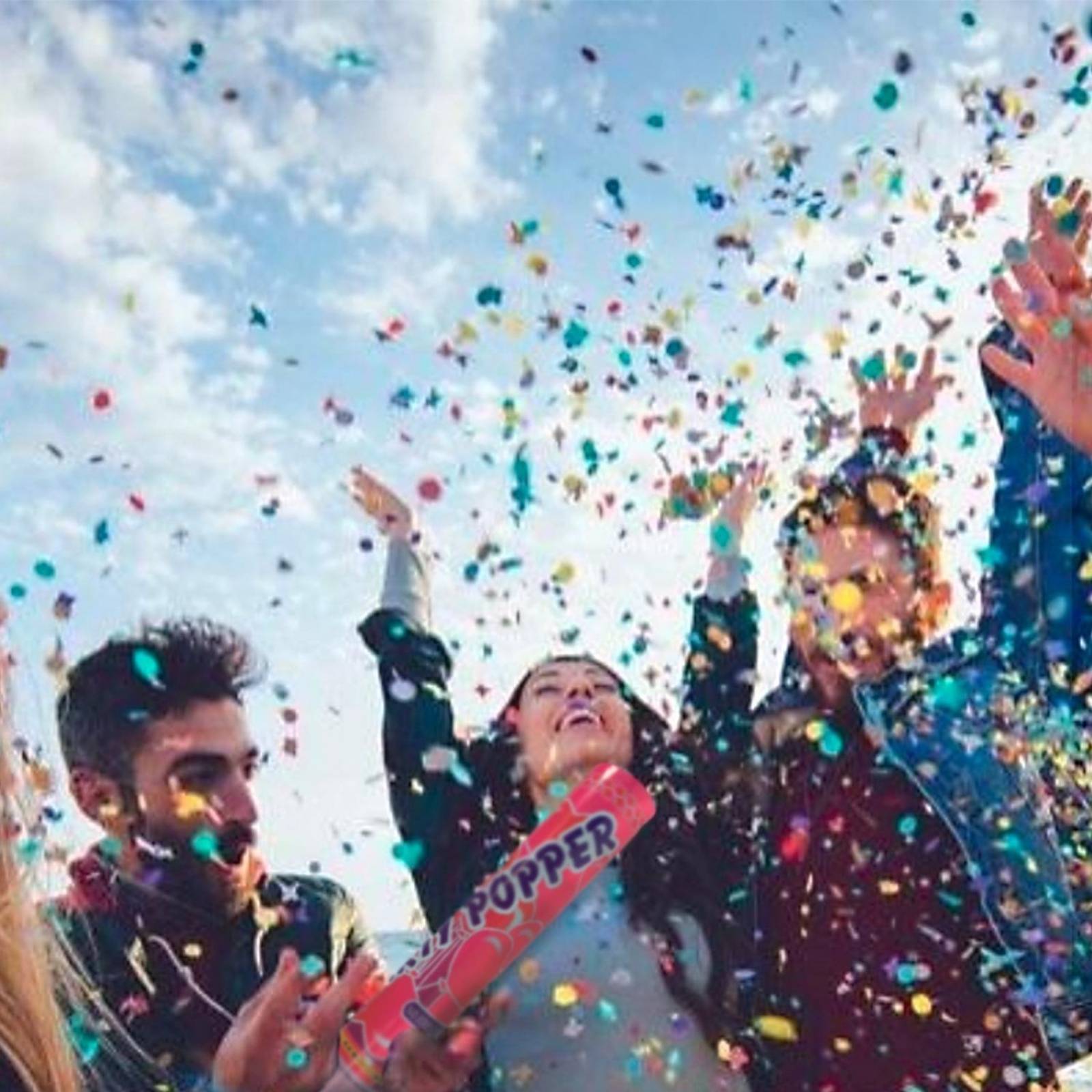 Cañon Confeti Lanza Confeti Bazuca 5 pz .