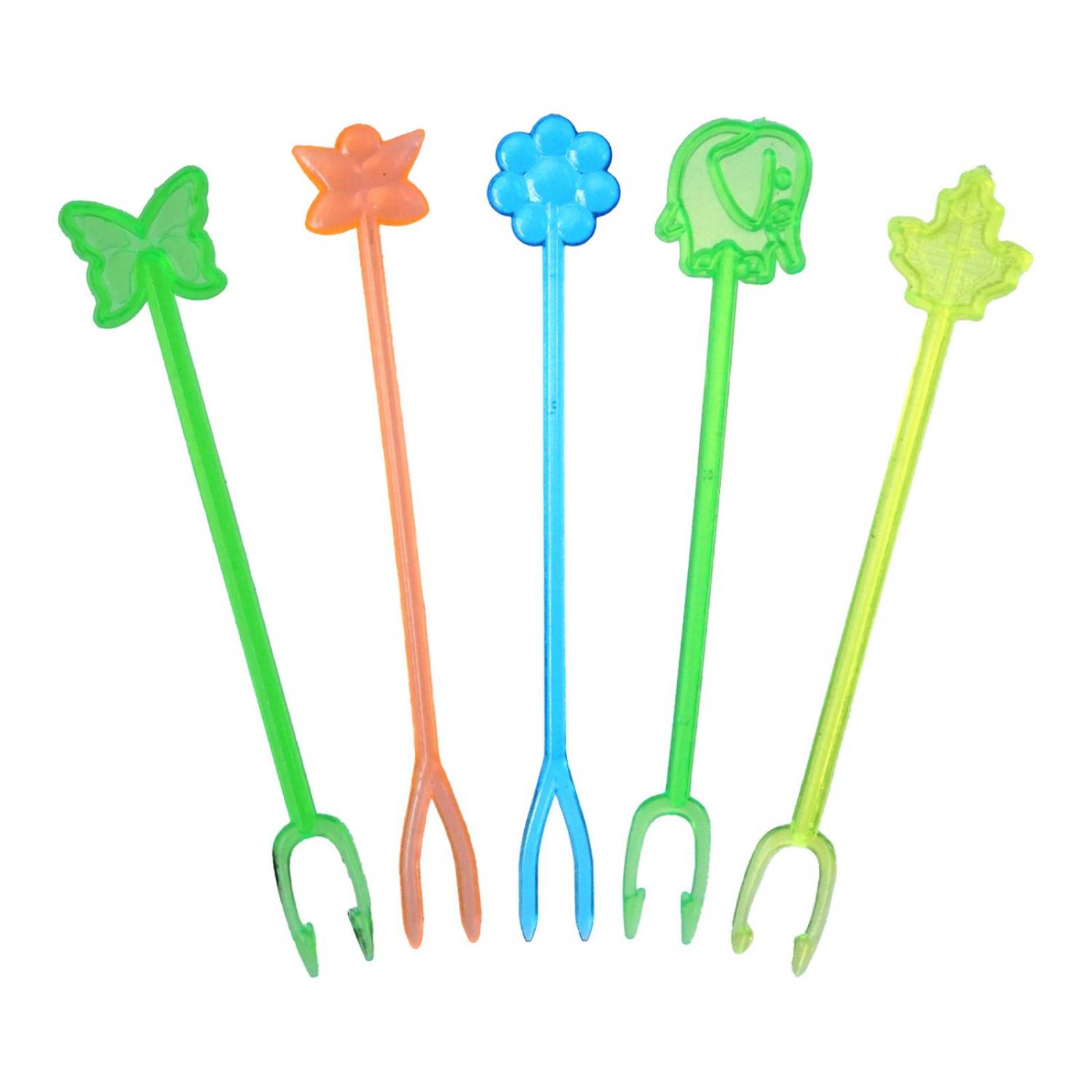 Palillos De Plastico Coctel Y Fiestas 250pzs A Elegir Diseño Flore