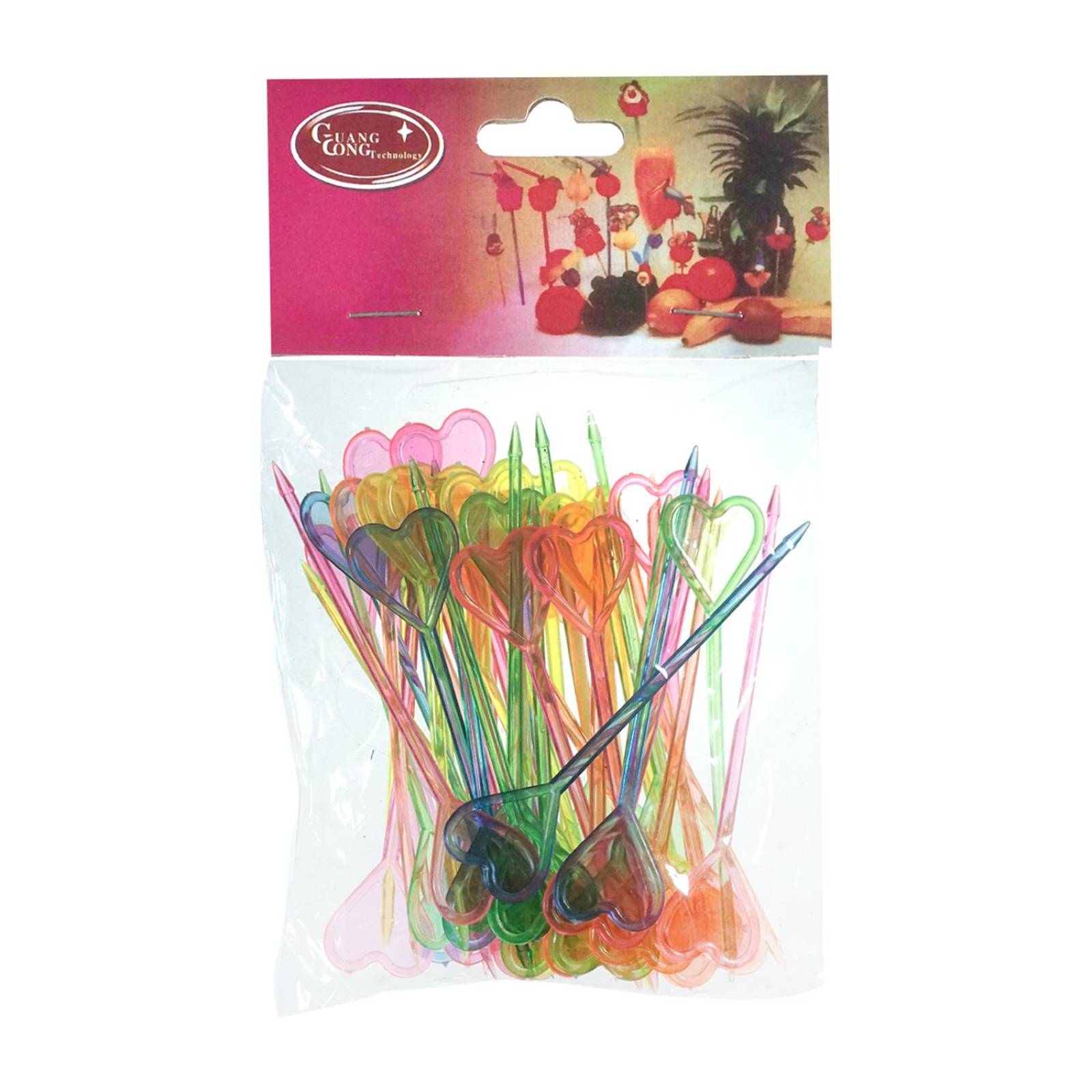 Palillos De Plastico Coctel Y Fiestas 250pzs A Elegir Diseño OK