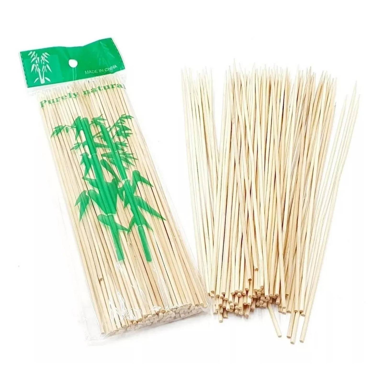 Palillos De Bambu Para Brochetas 30 cm 450 pz 