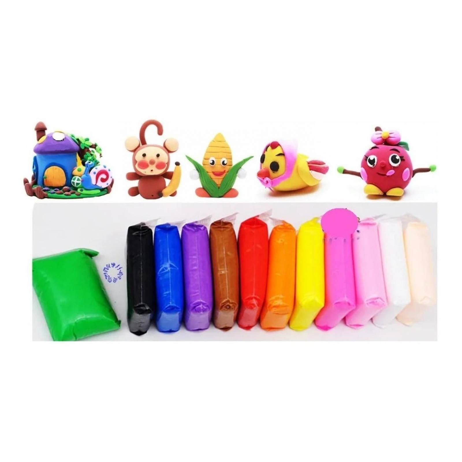 Foamy Moldeable Para Manualidades 24 Pz Plastilina Antiestre