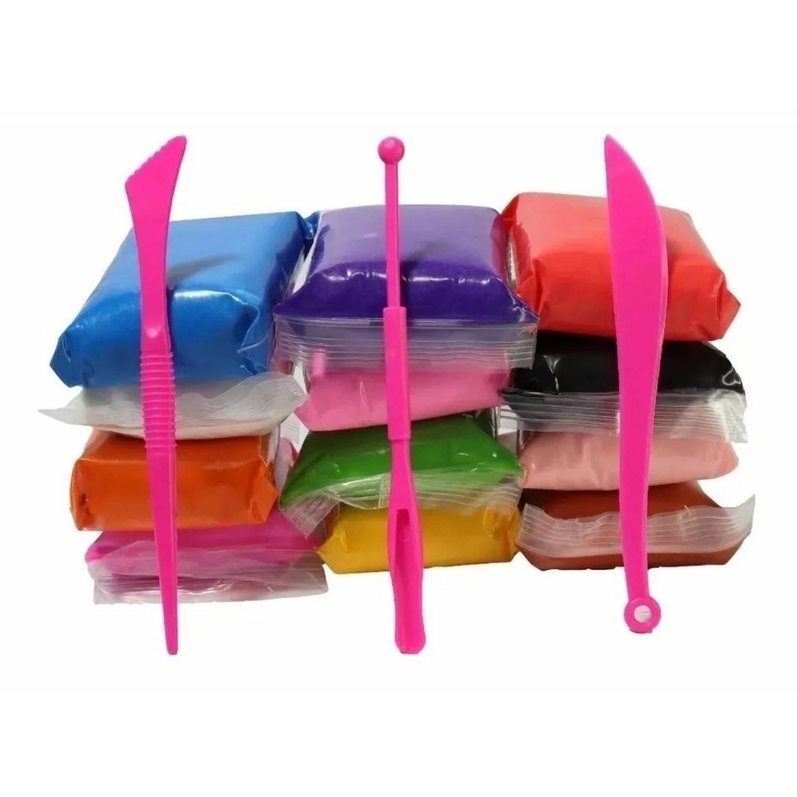 Foamy Moldeable Para Manualidades 24 Pz Plastilina Antiestre