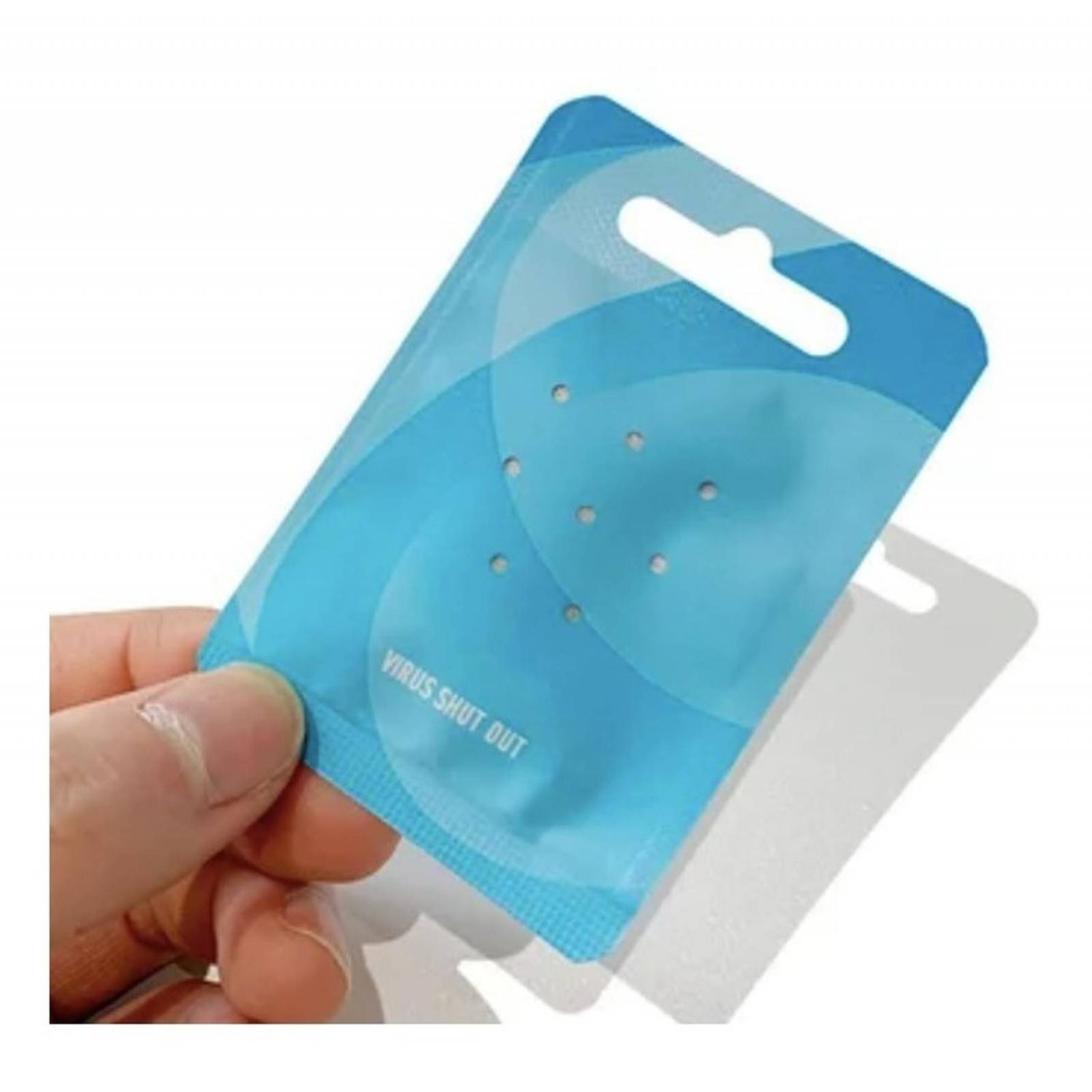 Tarjeta Sanitizante Virus Shut Out Card Anti Virus 6pz 