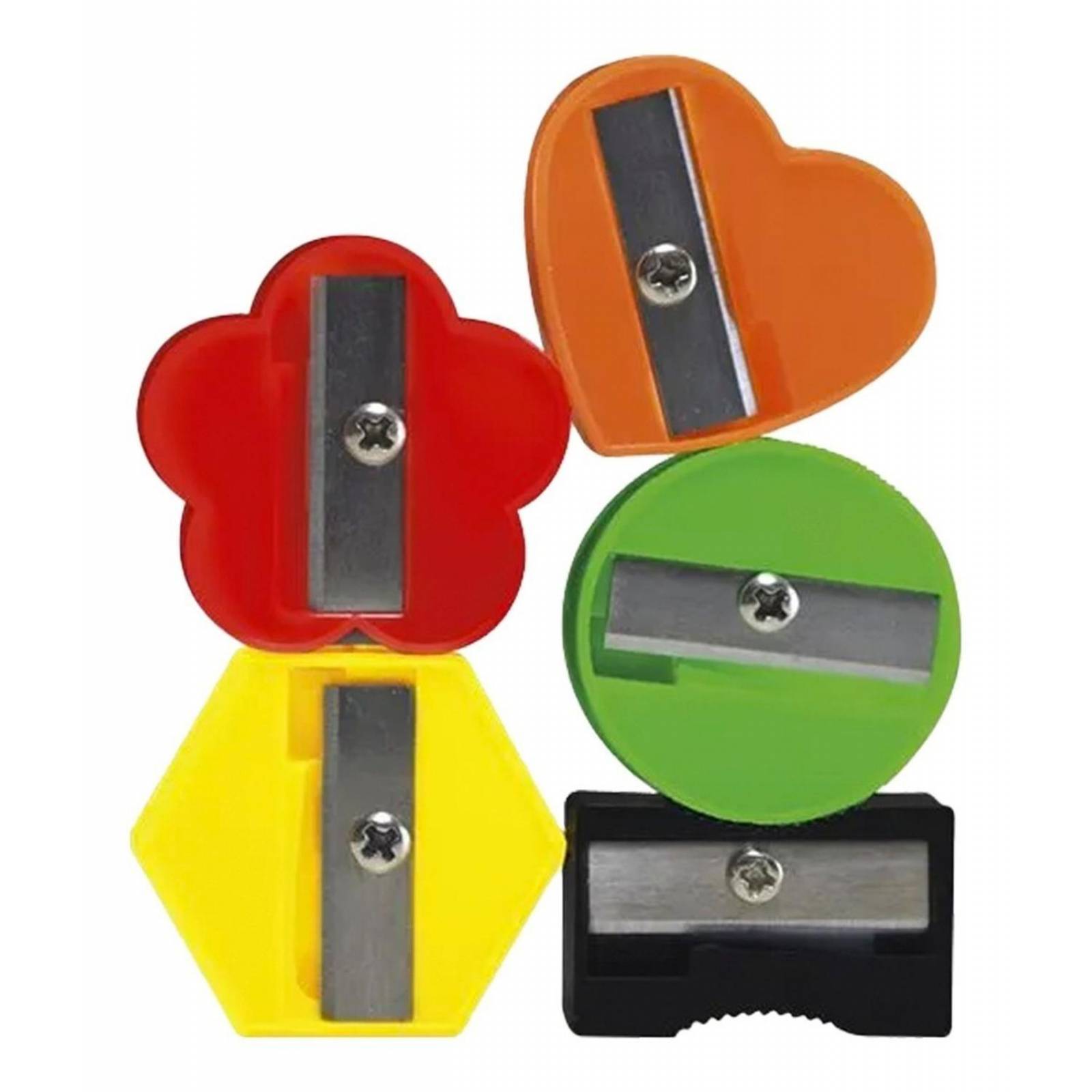 Sacapuntas Escolar De Colores 25 Pz 