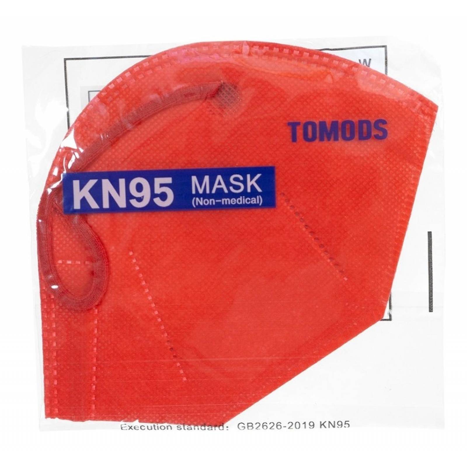 Kn95 Mascarillas Cubrebocas 100 Pzs Colores Tomods Calidad 