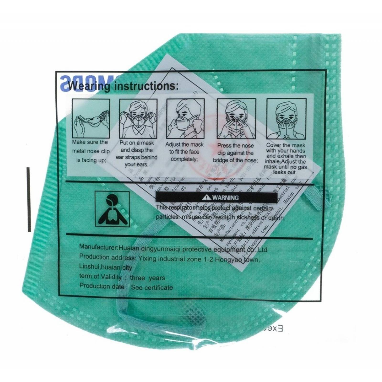 Kn95 Mascarillas Cubrebocas 100 Pzs Colores Tomods Calidad