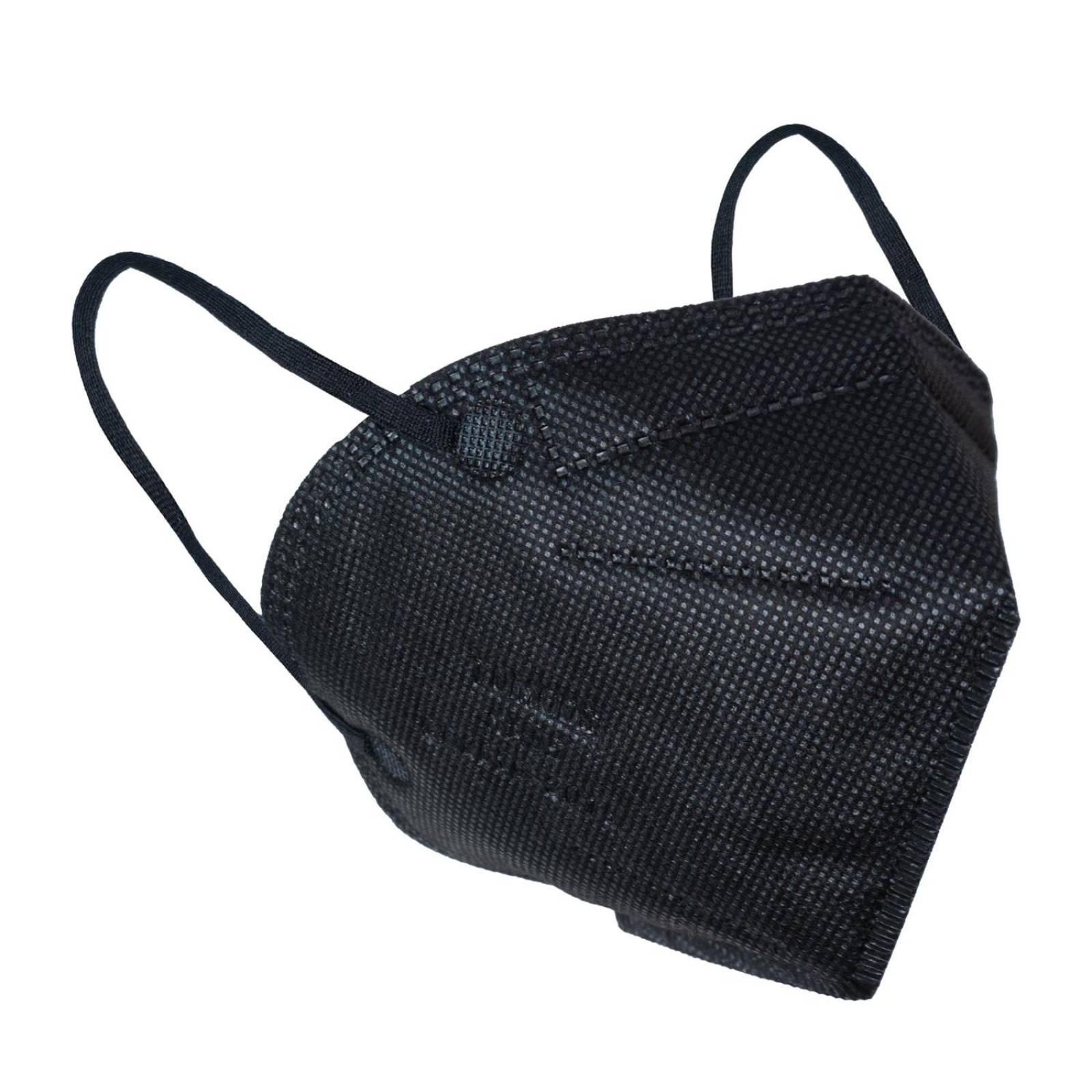 Kn95 Mascarillas Negro Caja10pz Cubrebocas Certificados 