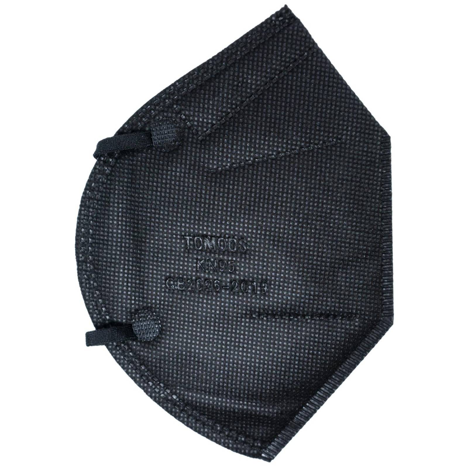 Kn95 Mascarillas Negro Caja10pz Cubrebocas Certificados 