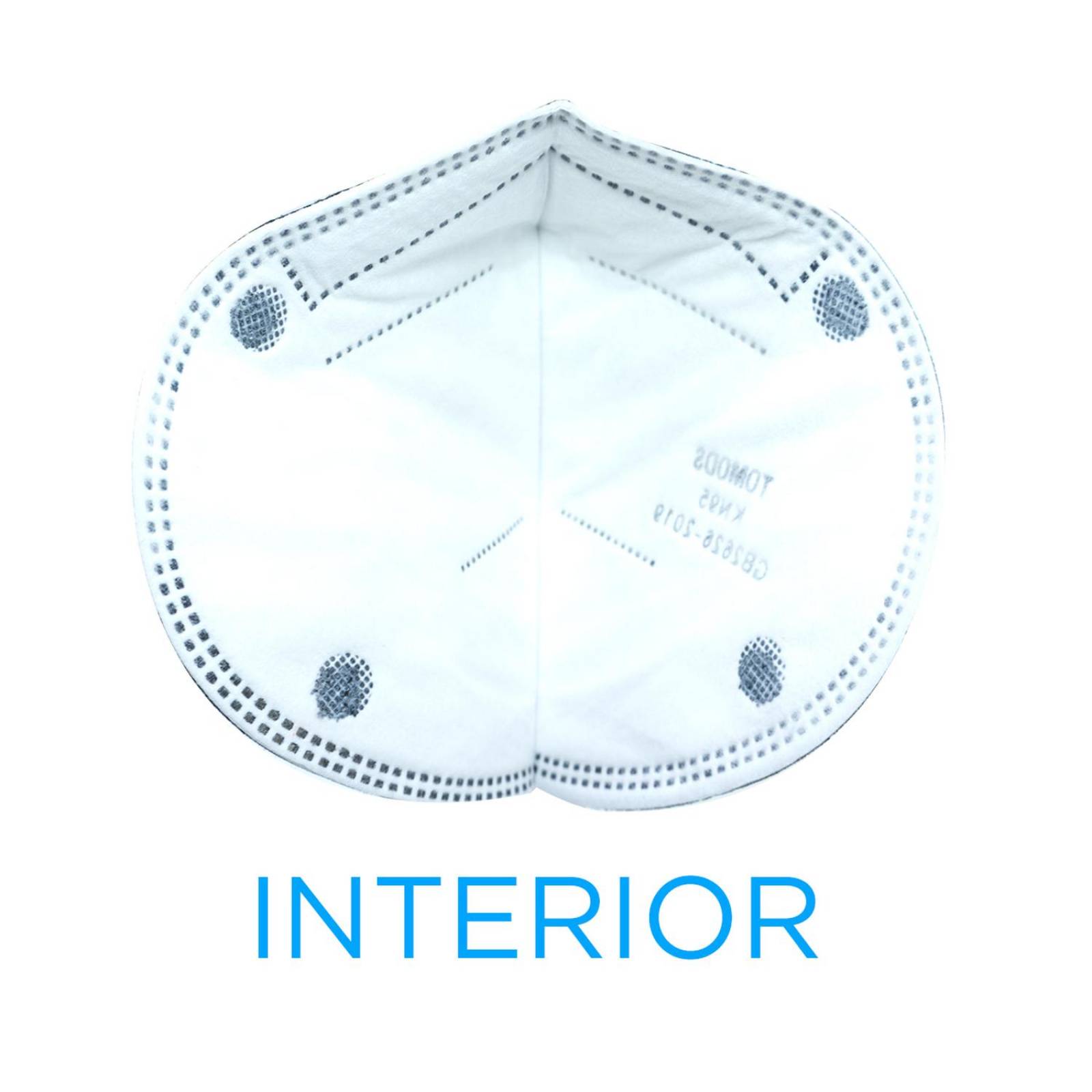 Kn95 Mascarillas Negro Caja10pz Cubrebocas Certificados 