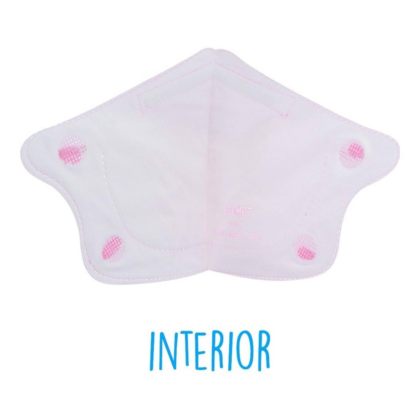 Kn95 Mascarillas Cubrebocas Infantil Caja10pz Colores Tomods Colores mixto