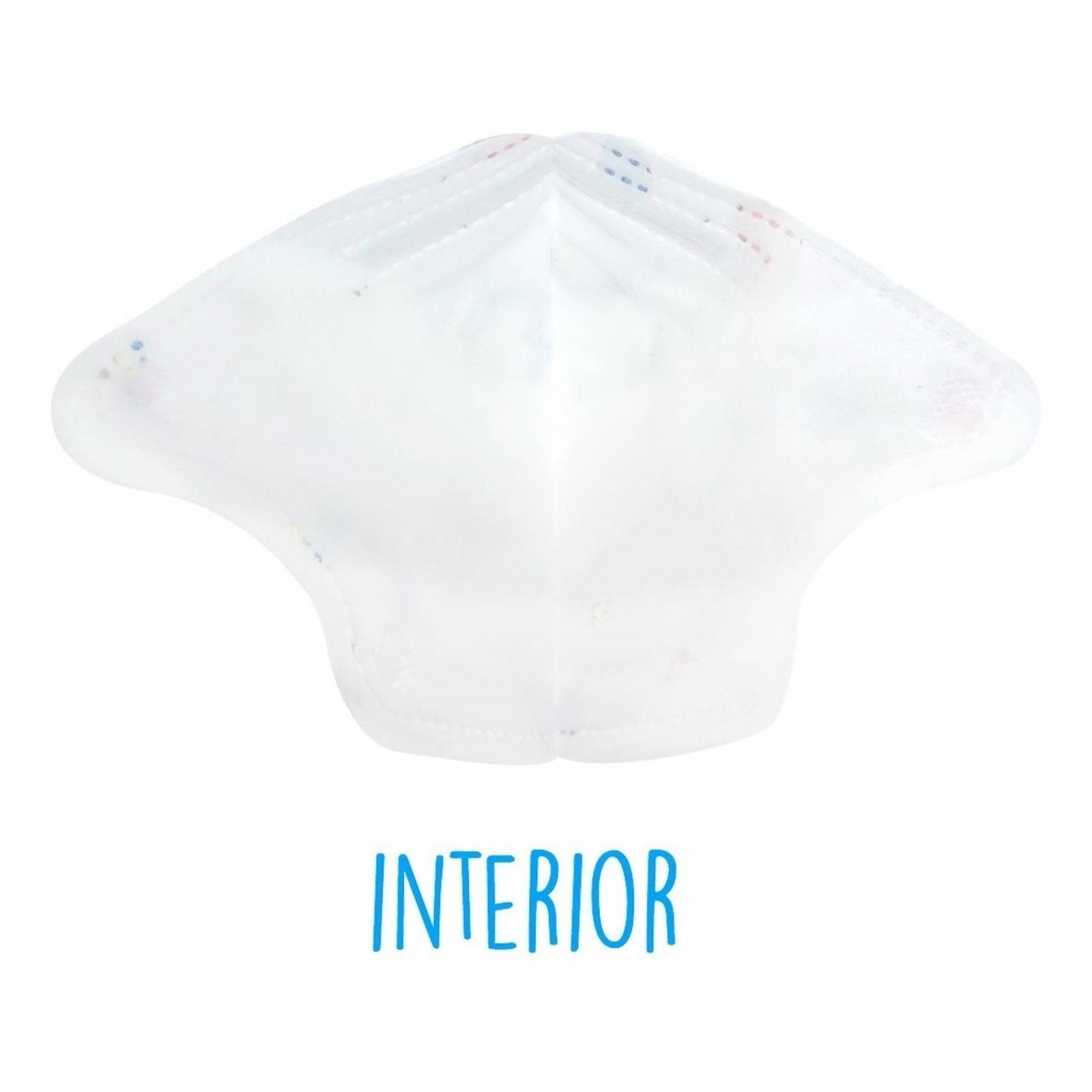 10 Cubrebocas kn95 Infantil Certificado, con 4 capas de protección, Edad sugerida 4 a 10 años. Mascarilla fabricada en  polipropileno, algodon y elástico, desechable.