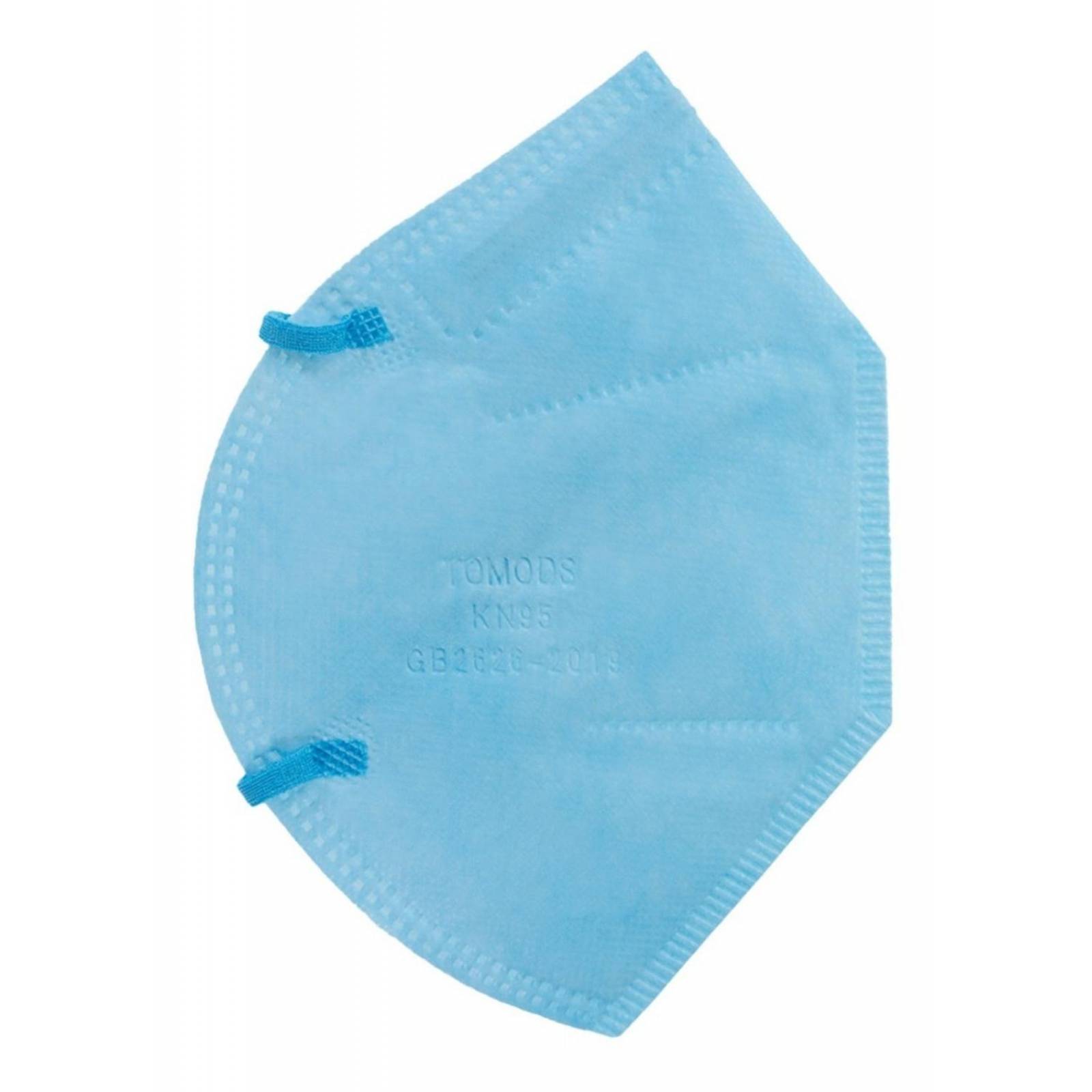 12 Cubrebocas Kn95 Tomods Certificado Con 4 Capas De Protección Para Adulto. Mascarilla Fabricada En Polipropileno, Algodón Y Elástico, Desechables.