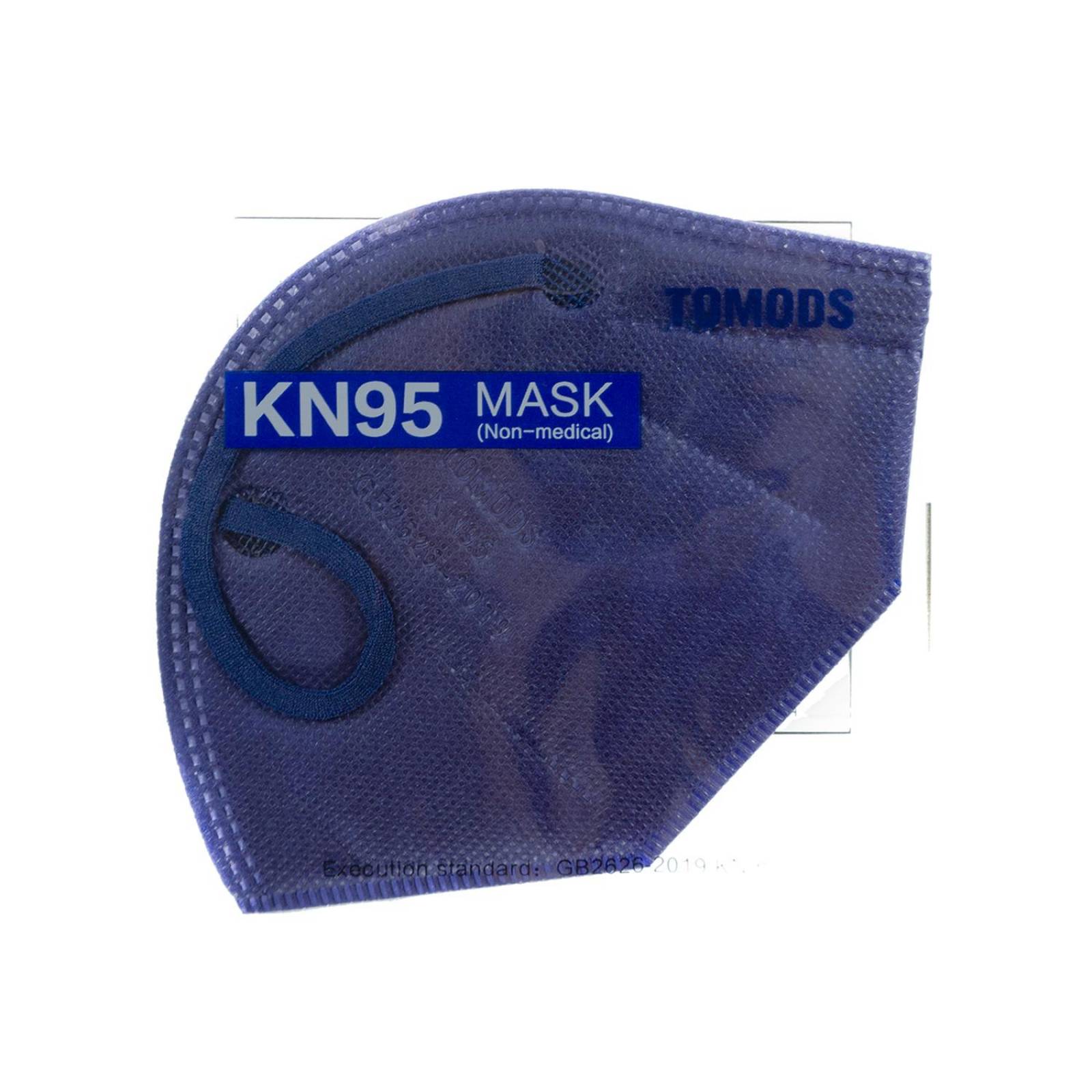 Cubrebocas Kn95 Tomods Mascarillas Certificados Caja 10 Pzs Azul marino Azul Marino.