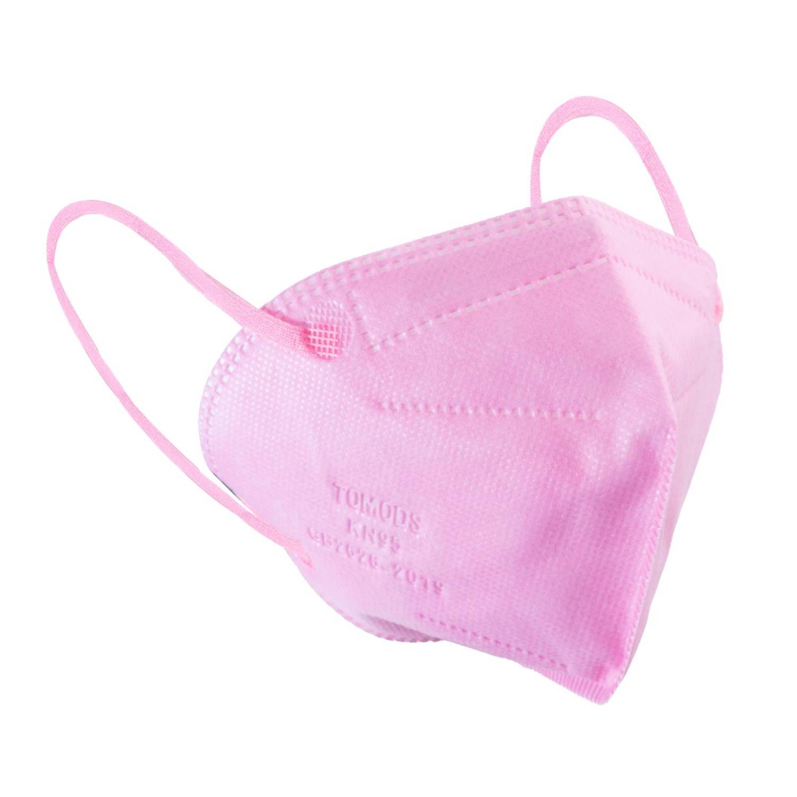 Cubrebocas Kn95 Tomods Mascarillas Certificados Caja 10 Pzs Rosa.