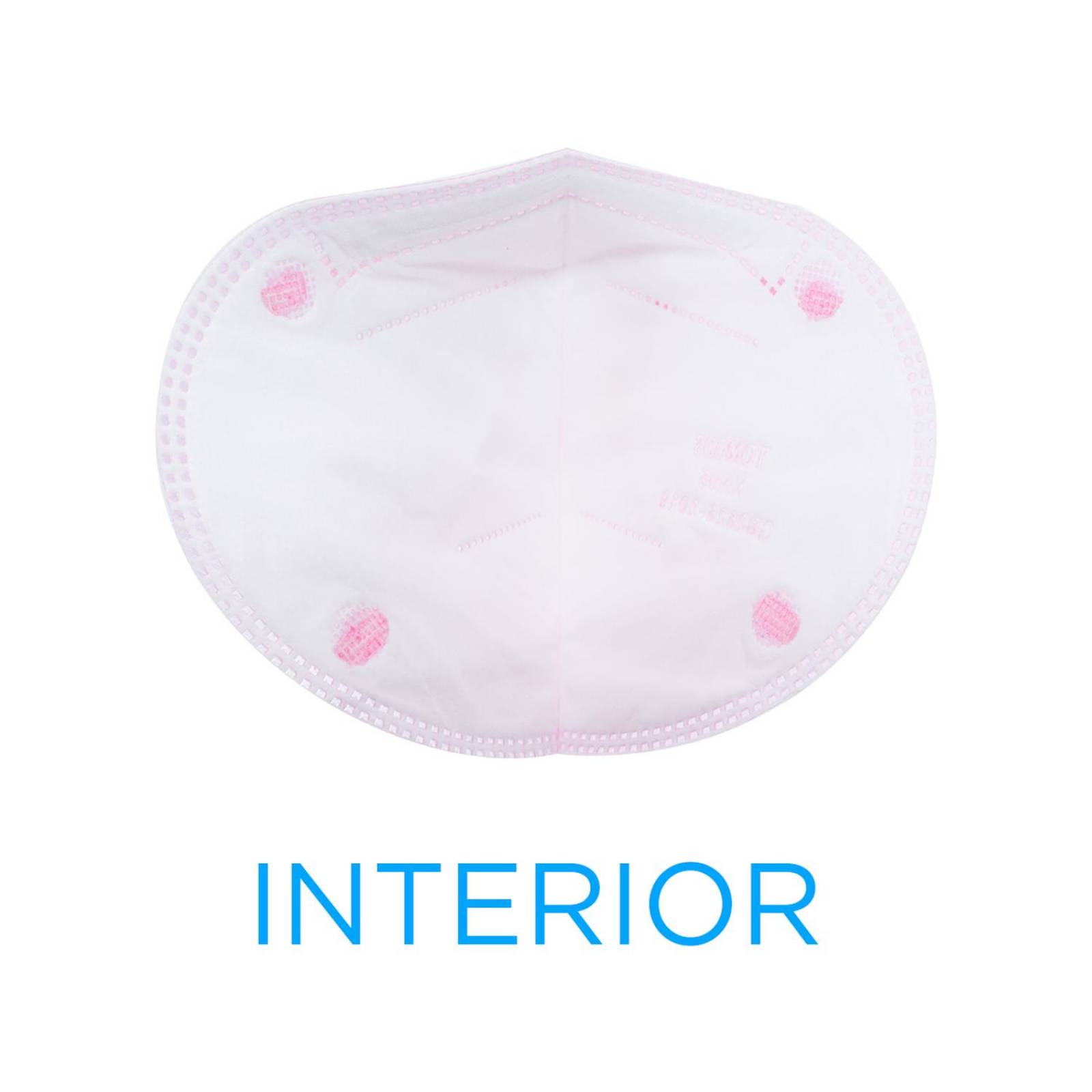 Cubrebocas Kn95 Tomods Mascarillas Certificados Caja 10 Pzs Rosa.