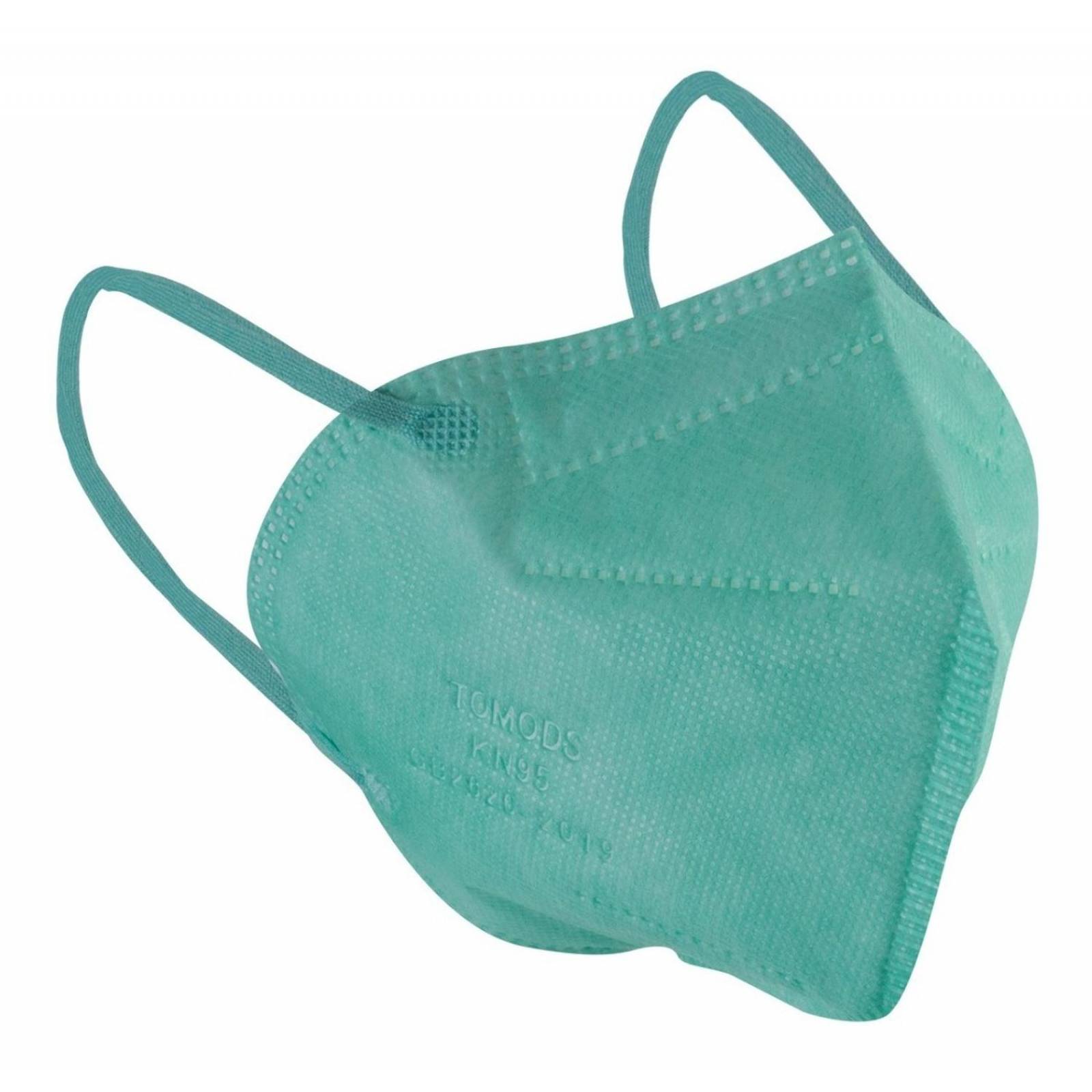 12 Cubrebocas Kn95 Tomods Certificado Con 4 Capas De Protección Para Adulto. Mascarilla Fabricada En Polipropileno, Algodón Y Elástico, Desechables.