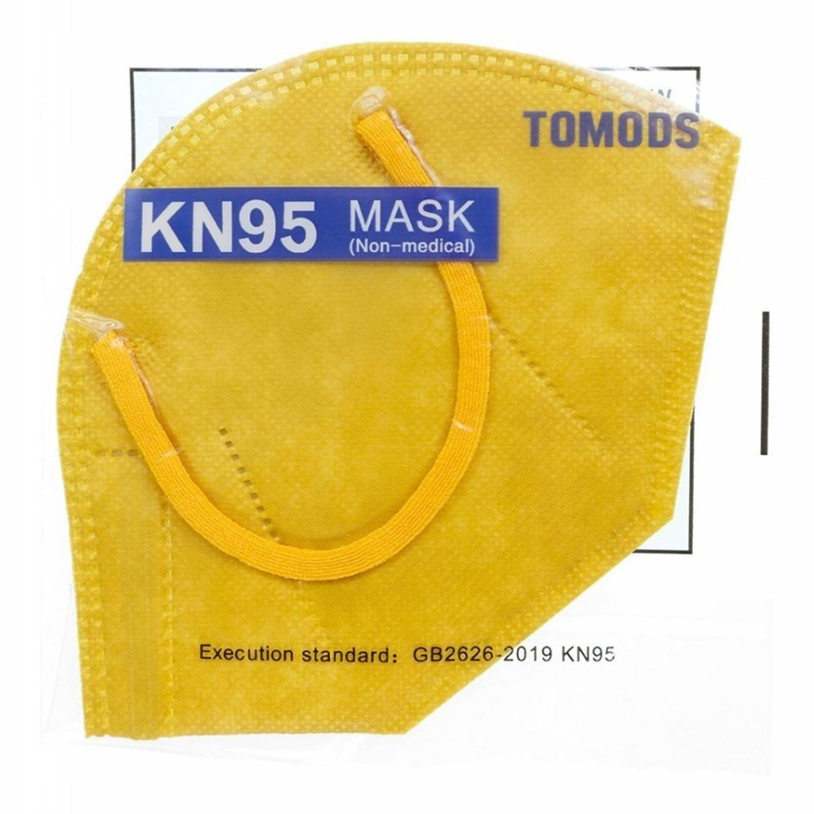 Kn95 Mascarillas Cubrebocas Lavables 13 Pzs Colores Tomods Mostaza.
