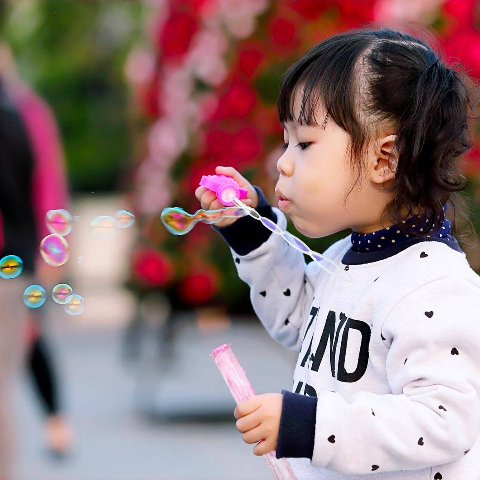 Baston De Burbujas De Jabón Burbujero Unicornio 39cm 3pzs .