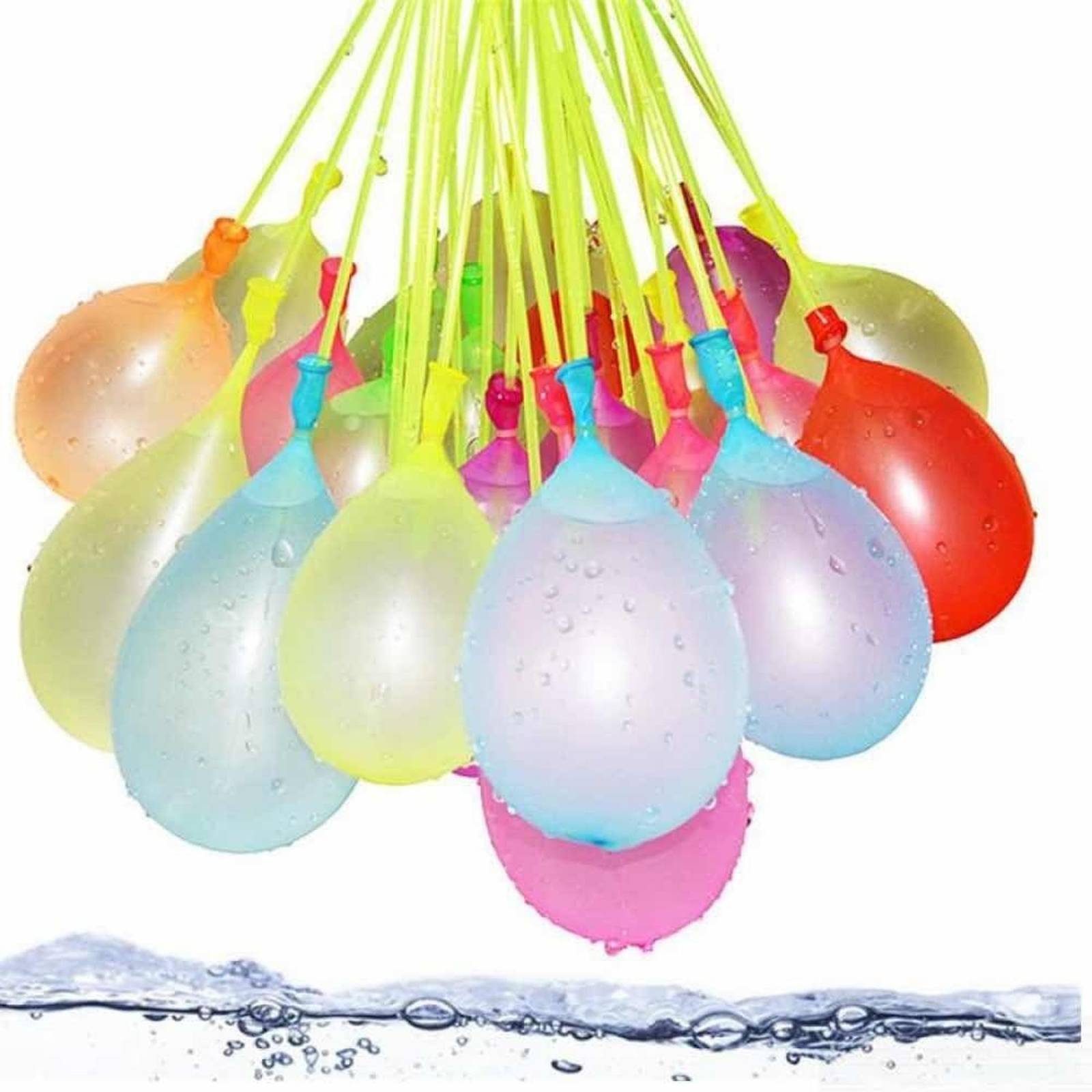 Globos De Agua 1110pz Happy Baby Balloons Bunch Juguete Agua 