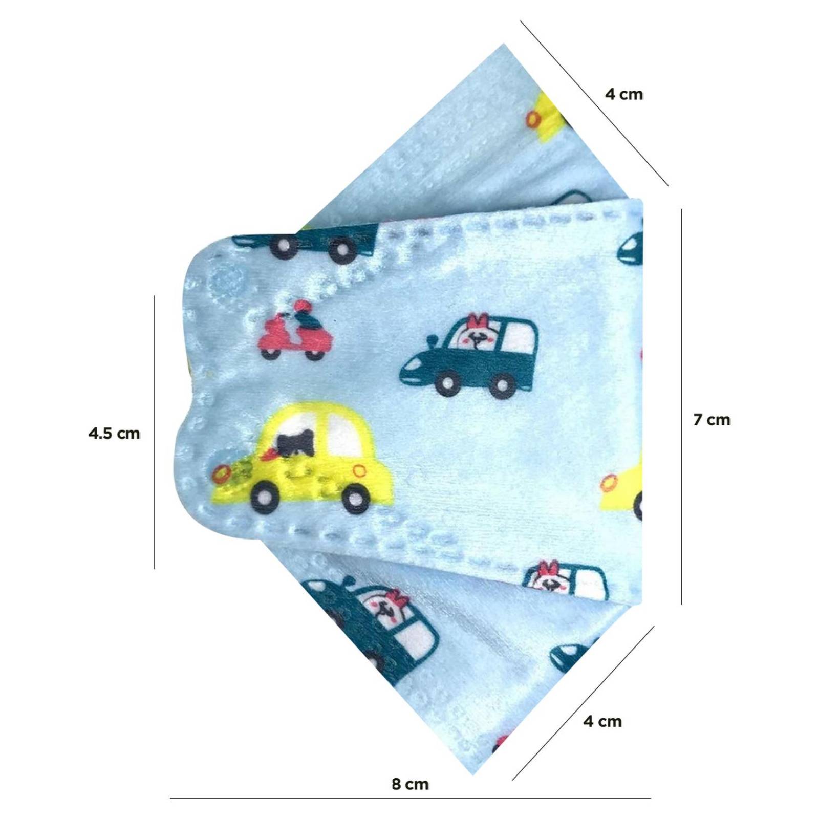 Cubrebocas Kf94 Infantil Mascarillas De Colores 15 Pzs Azul Carritos