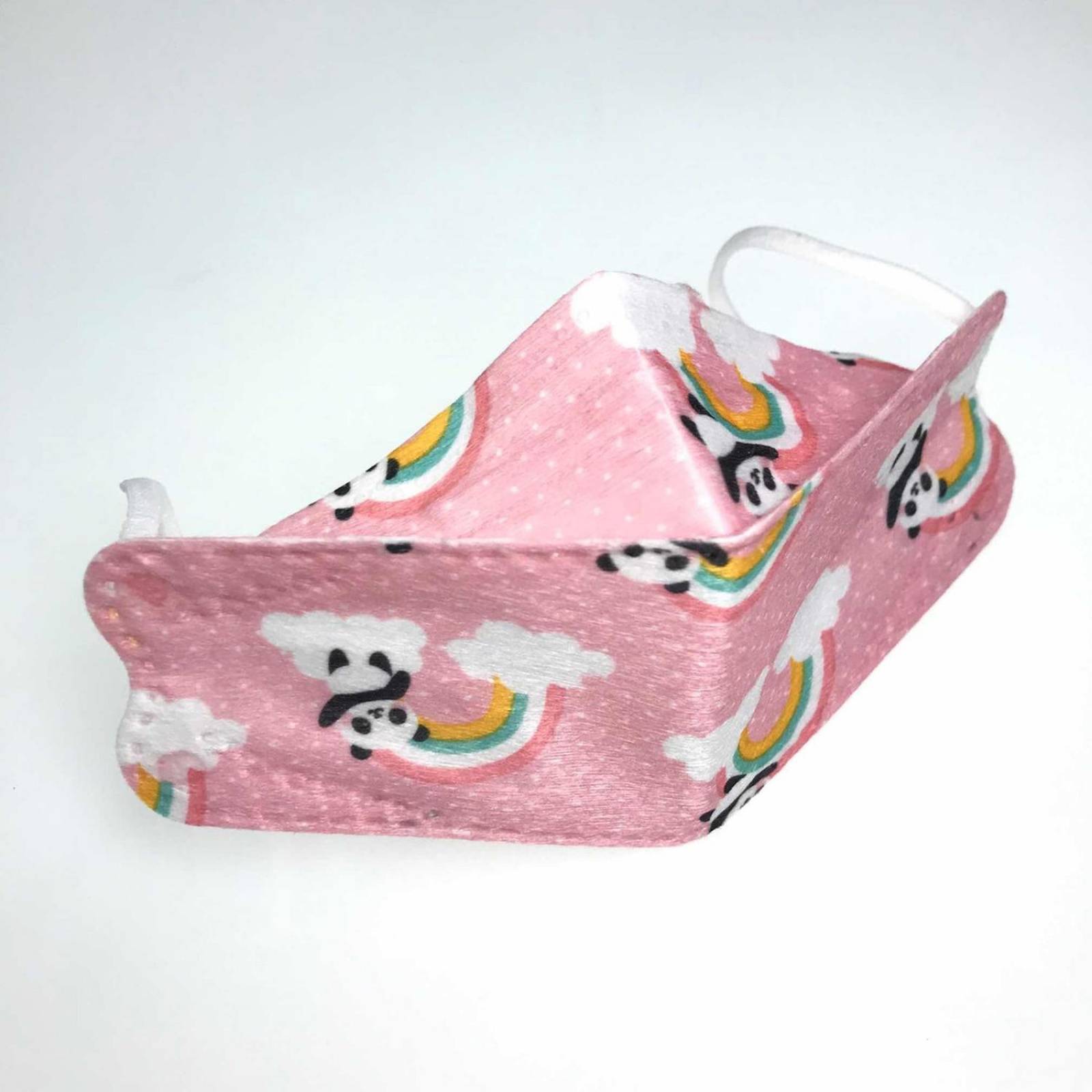 Cubrebocas Kf94 Infantil Mascarillas De Colores 15 Pzs Rosa Panda