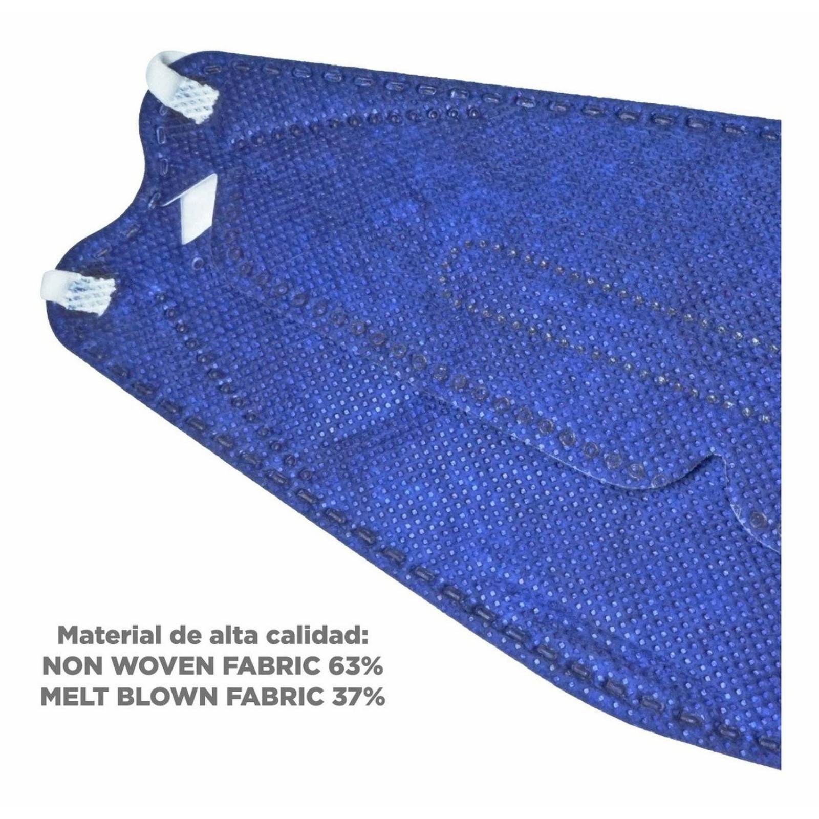 Cubrebocas Kf94 Mascarillas 3d Colores 10pzs Filtración 94% Colores Mixtos.