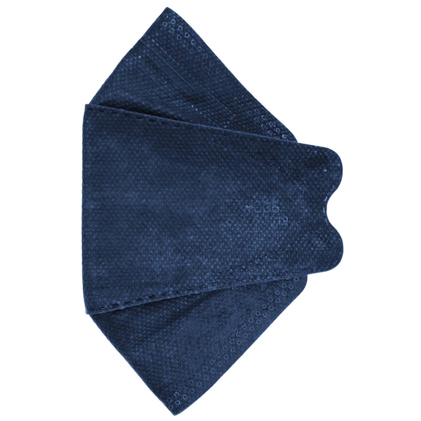 Cubrebocas Kf94 Mascarillas 3d Colores 10pzs Filtración 94% Azul marino.