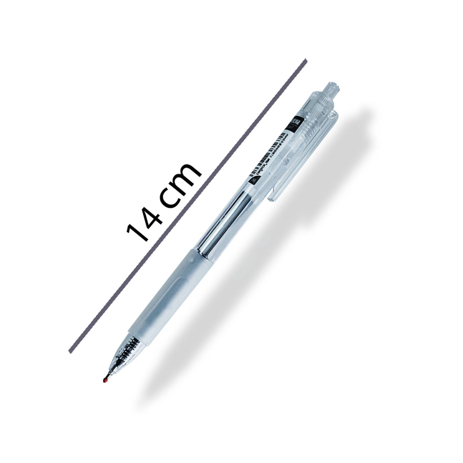 Pluma De Gel Retráctil 12 Piezas Bolígrafo Lapicero Cristal 