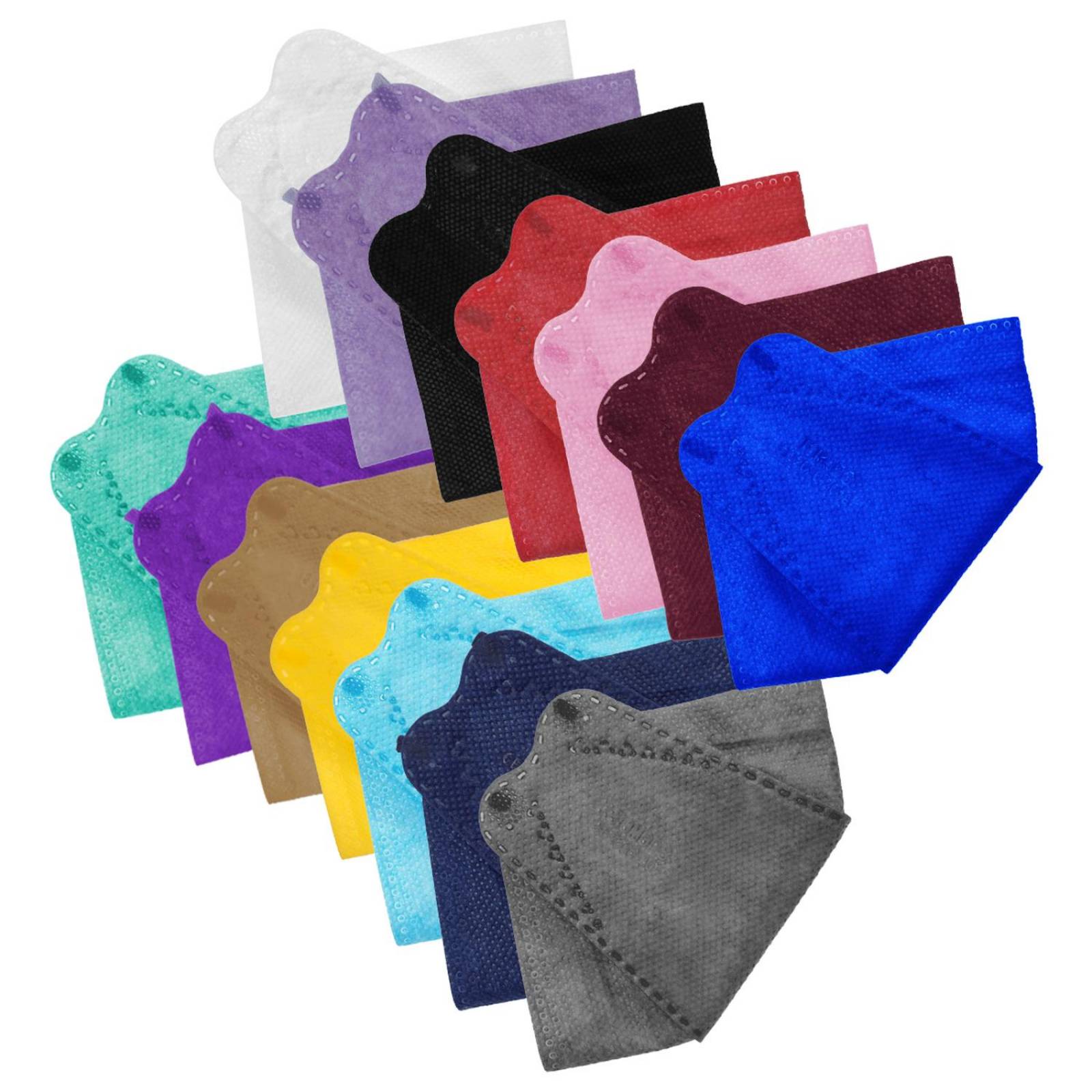 Cubrebocas Kf94 Infantil Mascarillas A Elegir Colores 50pzs