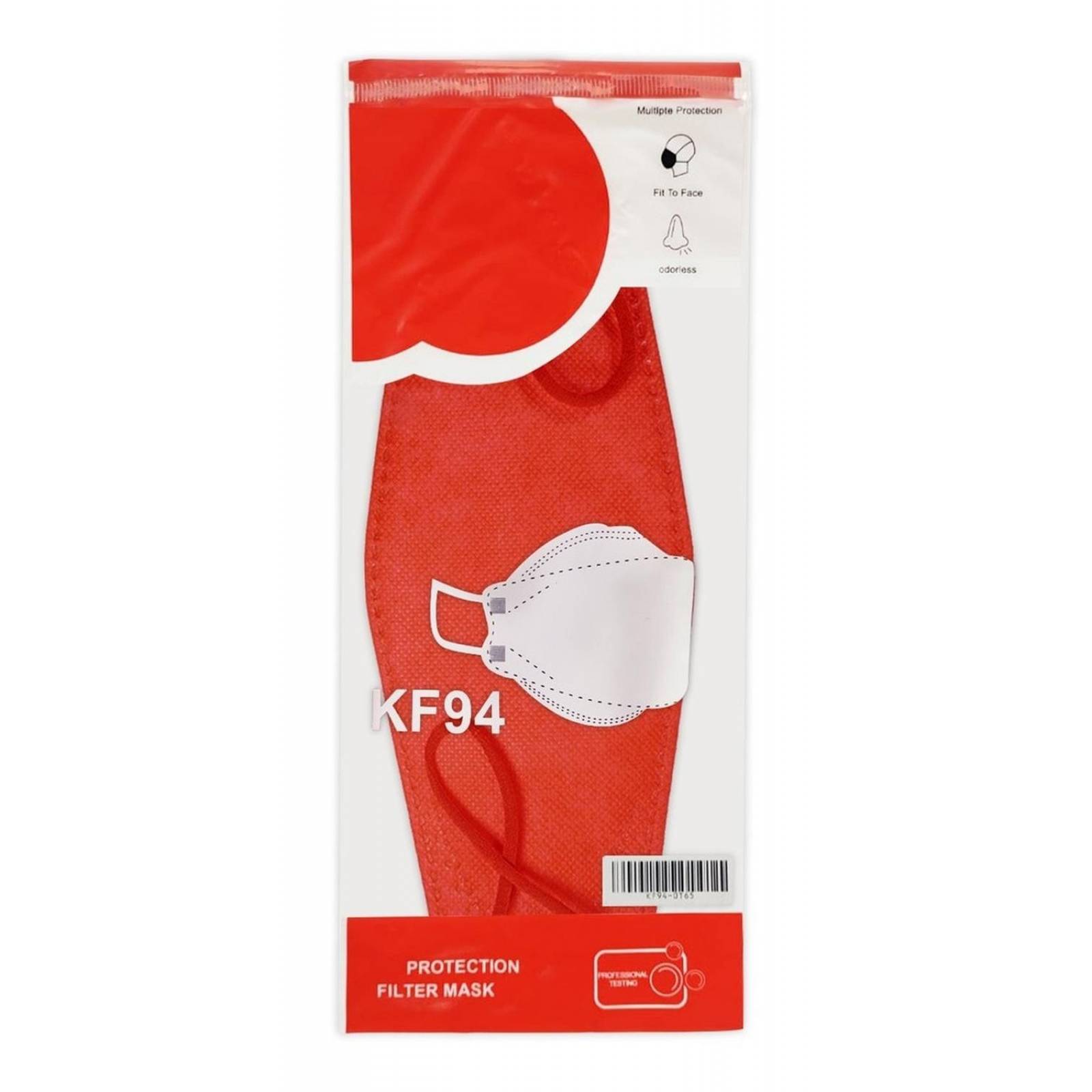 Cubrebocas Kf94 Mascarillas Proteccion Maxima 10pzs Adulto 