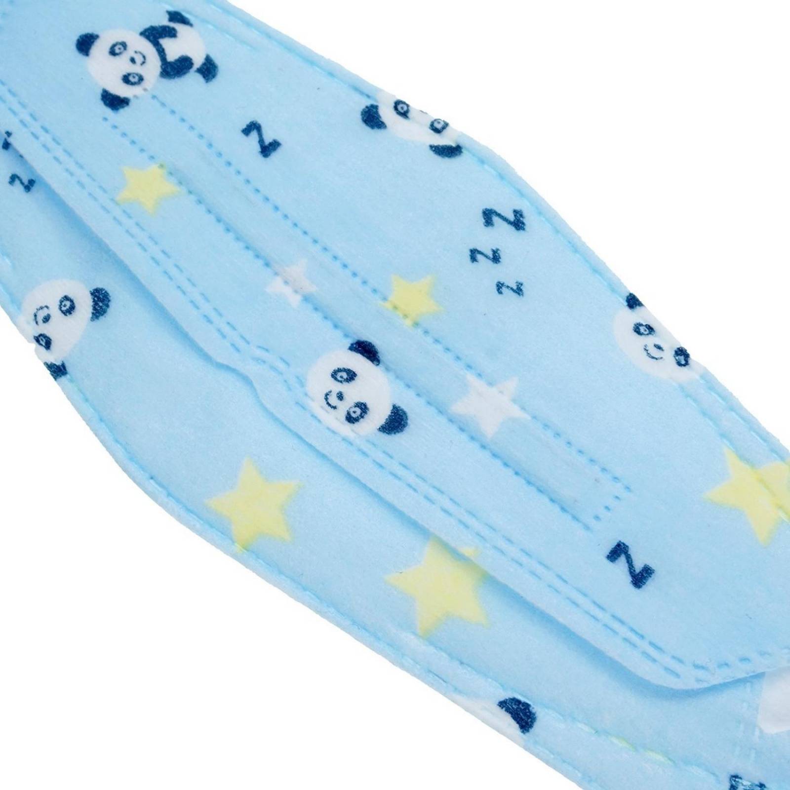 Cubrebocas Kf94 Infantil Mascarillas De Niño 10 Pzs Azul Pandita.
