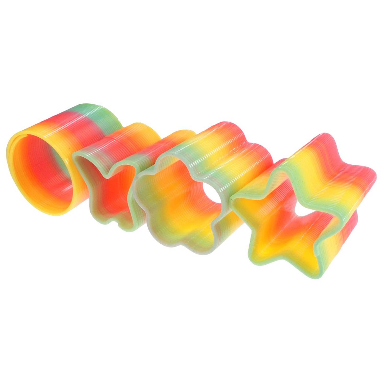 Juego De Resortes Gusano Espiral Rainbow Magic Spring 12pzs
