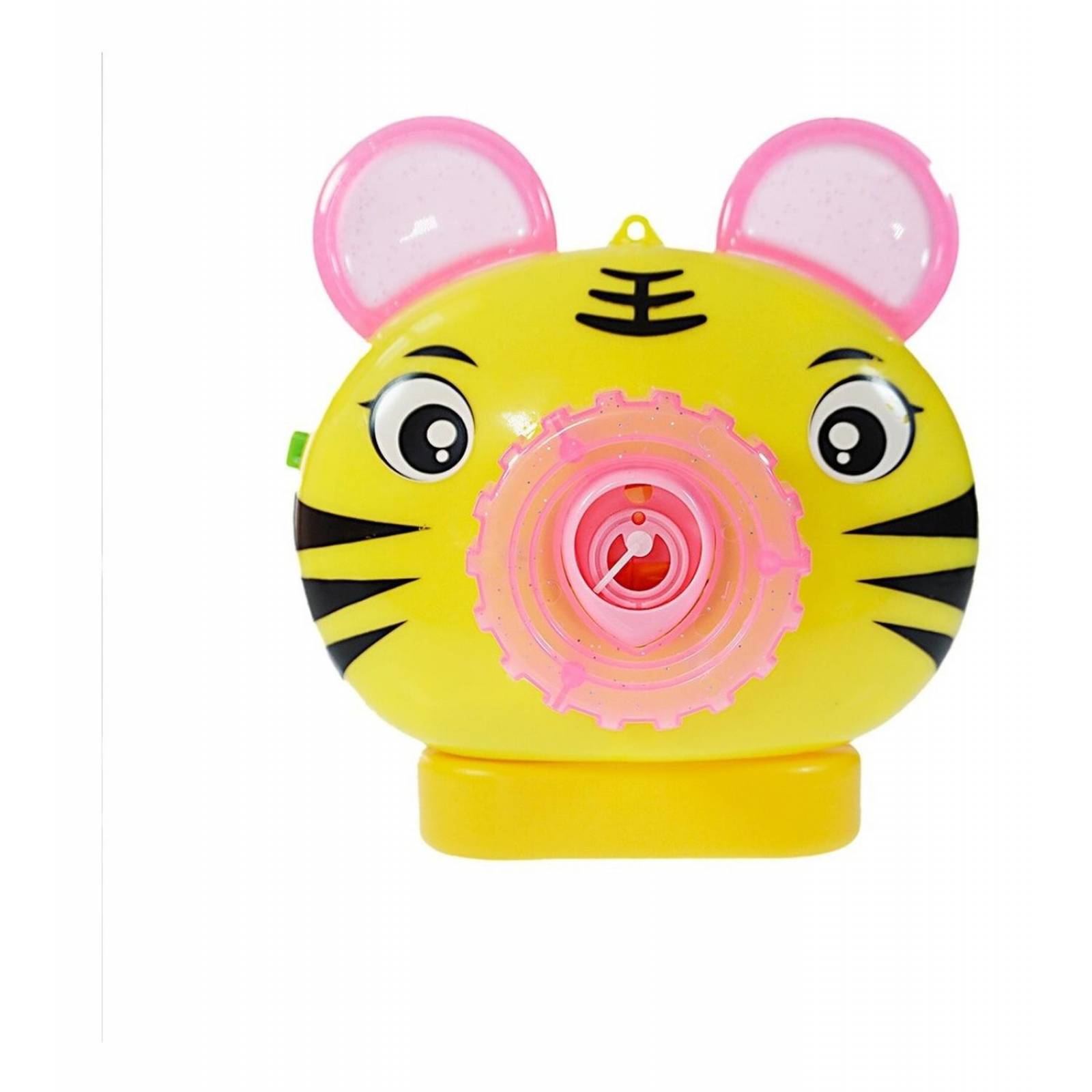 Cámara De Burbujas Juguete Para Hacer Burbujas Burbujero 1pz Tigre