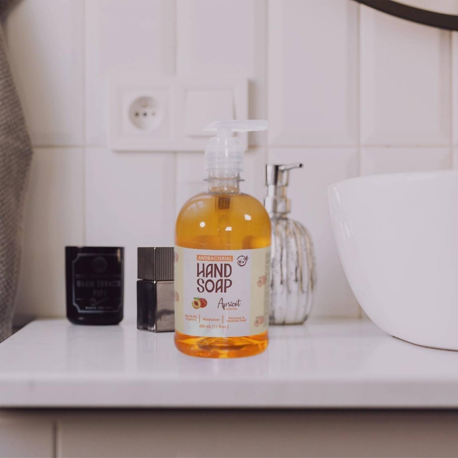 Jabón Líquido Para Manos Antibacterial Hipoalergénico 500mil Durazno