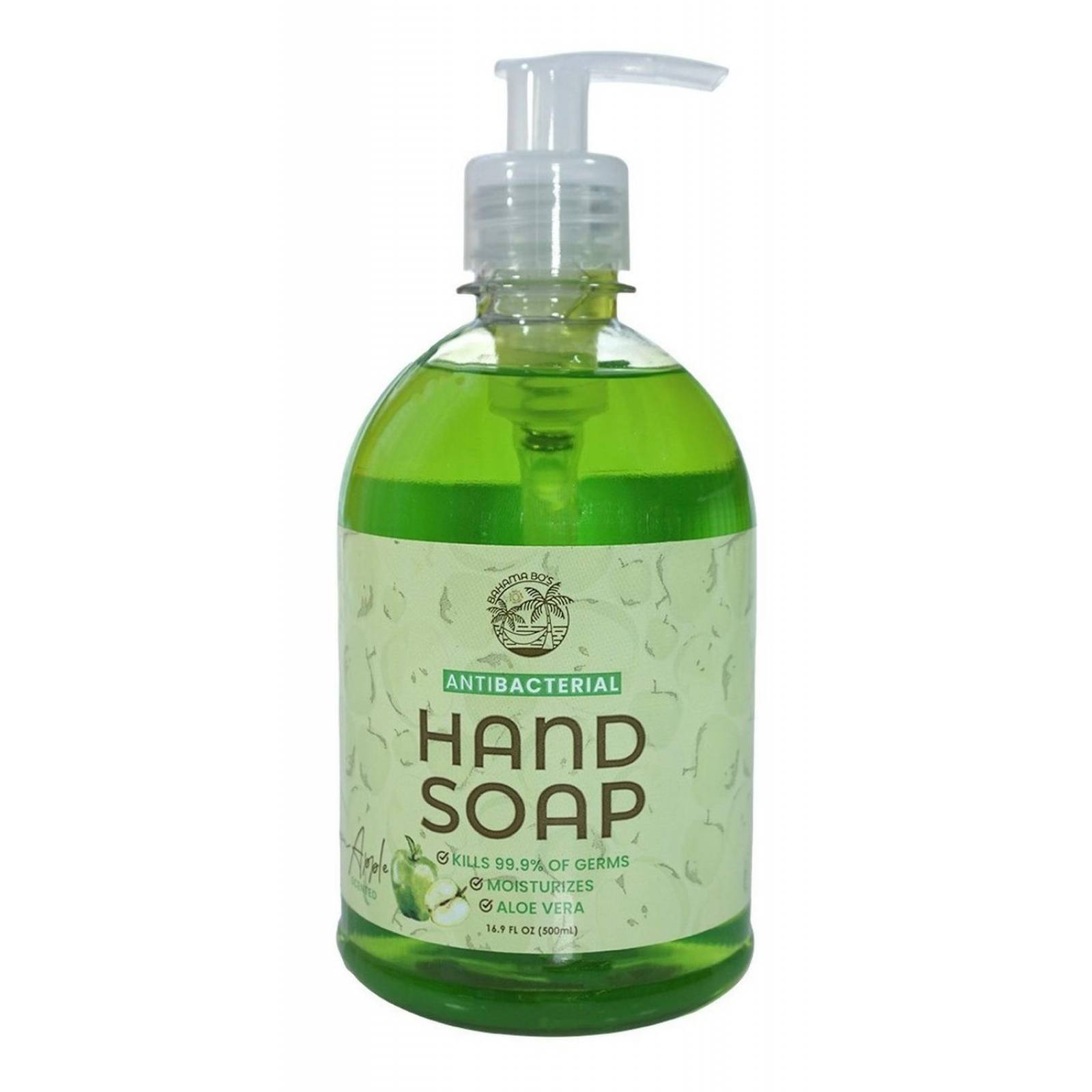 Jabón Líquido Para Manos Antibacterial Hipoalergénico 500mil Manzana
