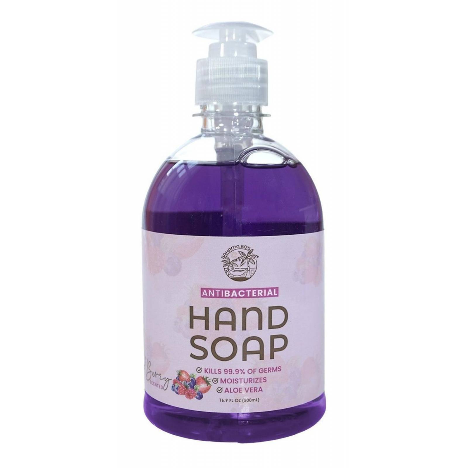 Jabón Líquido Para Manos Antibacterial Hipoalergénico 500mil Frutos Rojos