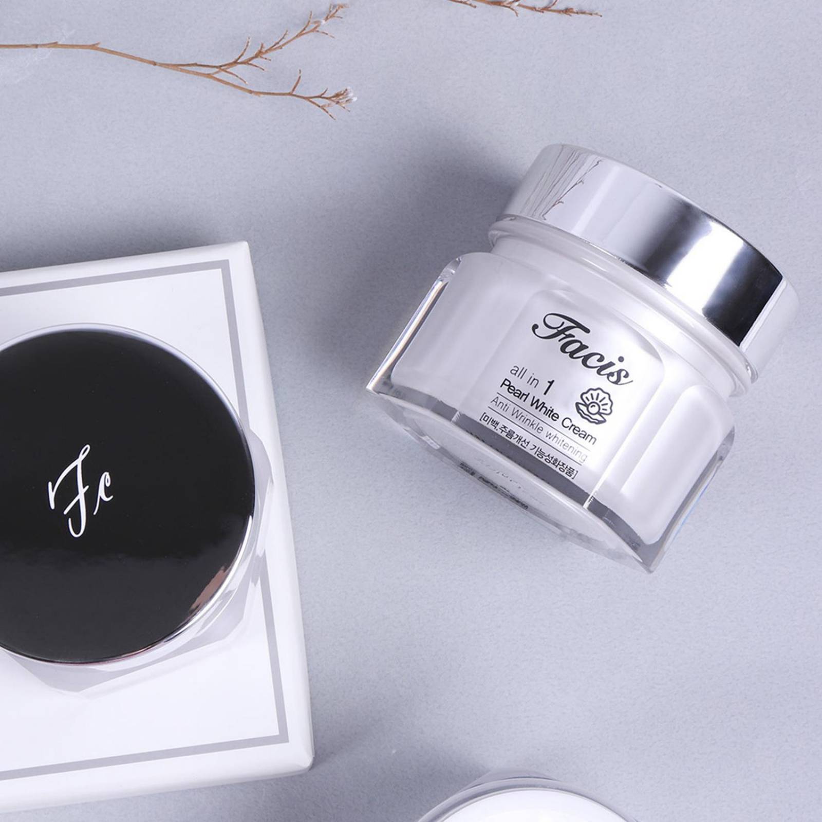 Crema aclaradora polvo de perlas para piel madura 100ml 