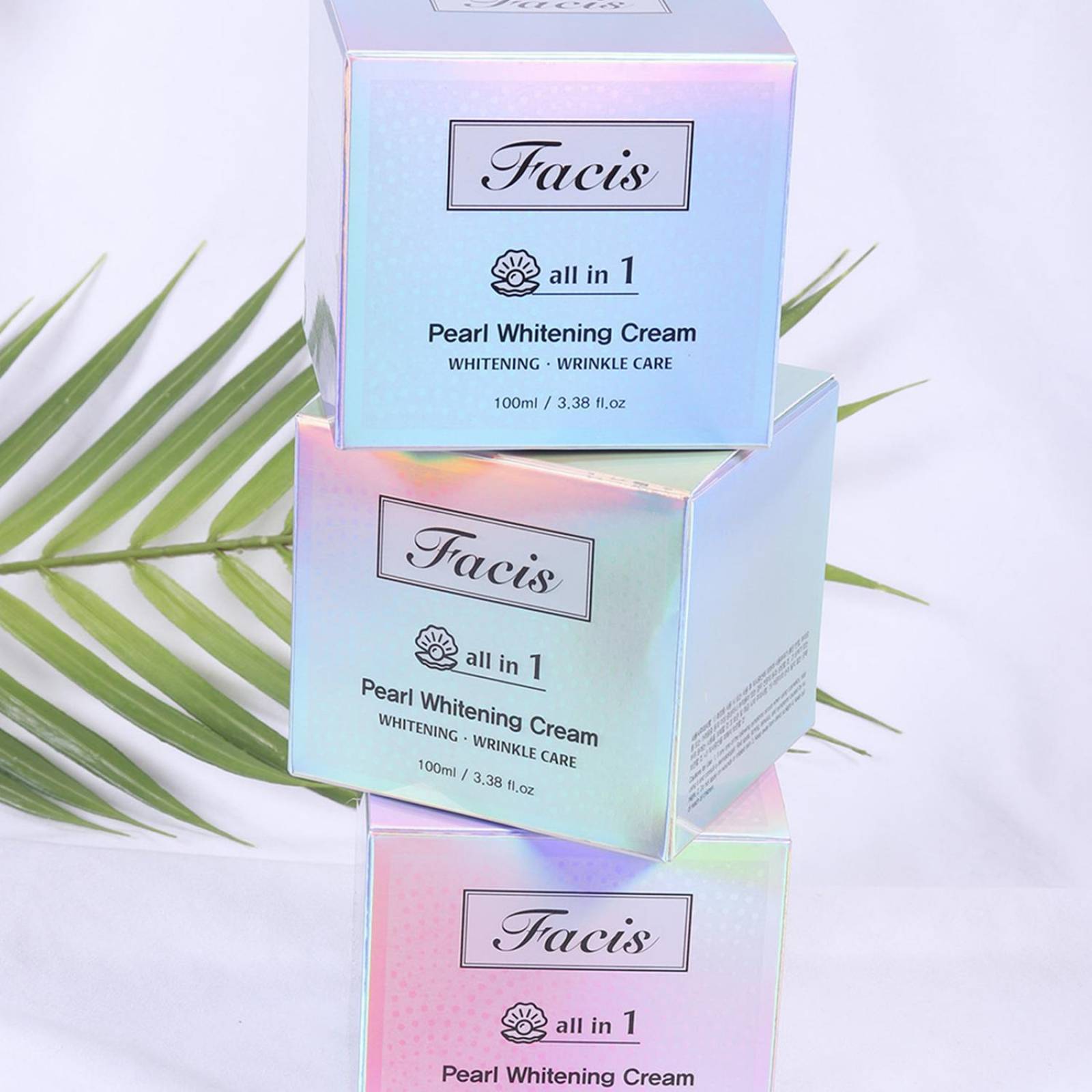 Crema aclaradora polvo de perlas para piel madura 100ml 