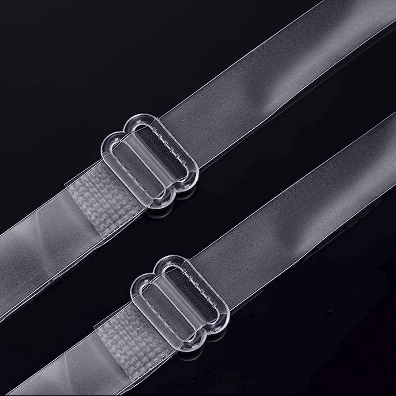 Tirantes Transparentes Ajustables Para Brasier Dos Pares .