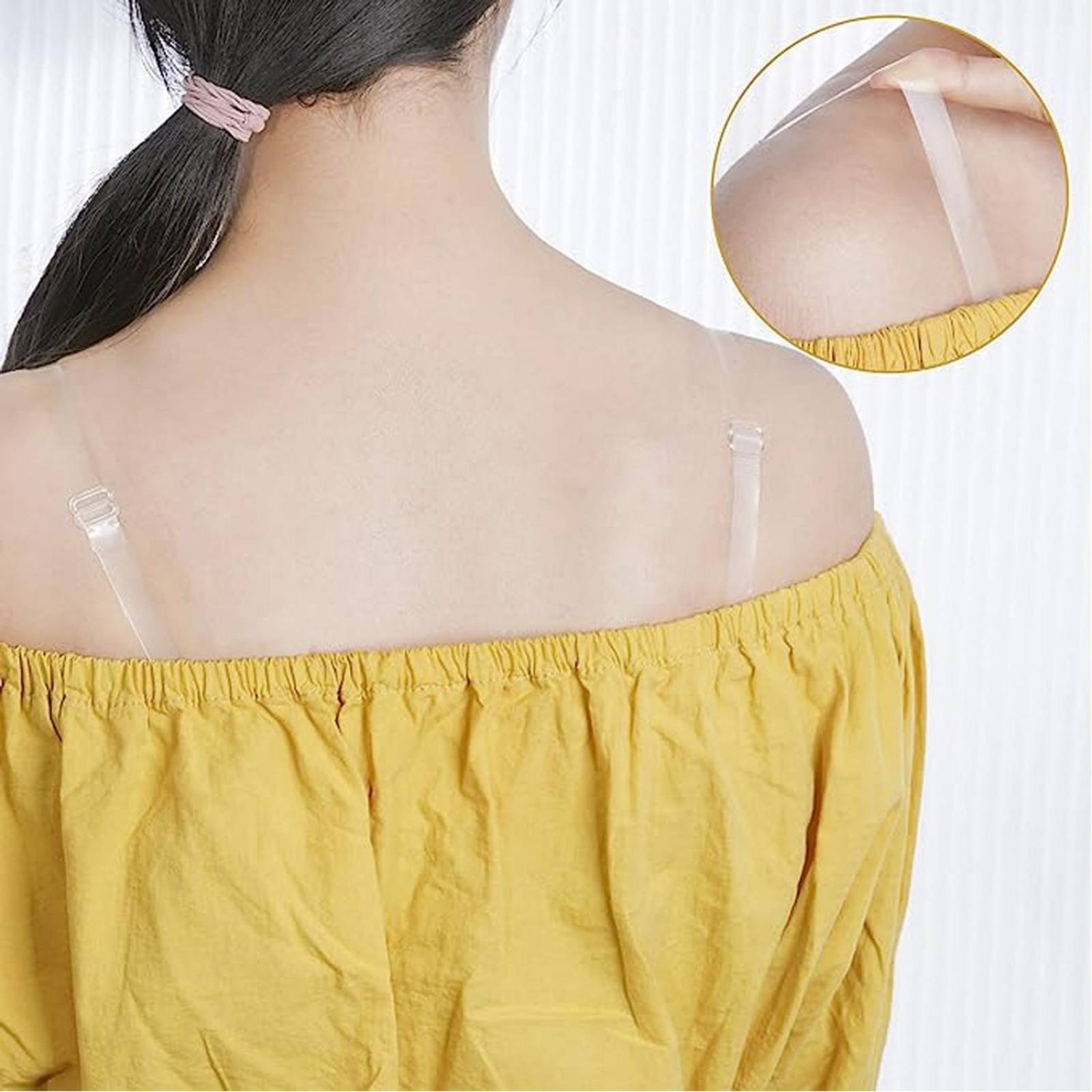 Tirantes Transparentes Ajustables Para Brasier Dos Pares .