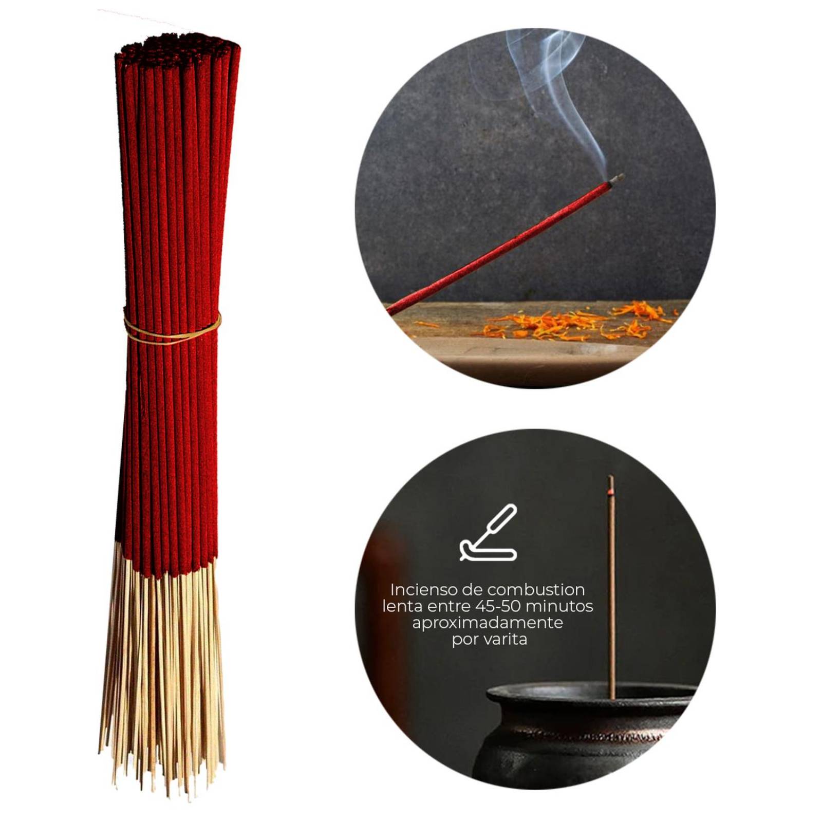 Varitas de Incienso Aromaticas 30 cm Con 100 pz CANELA Canela