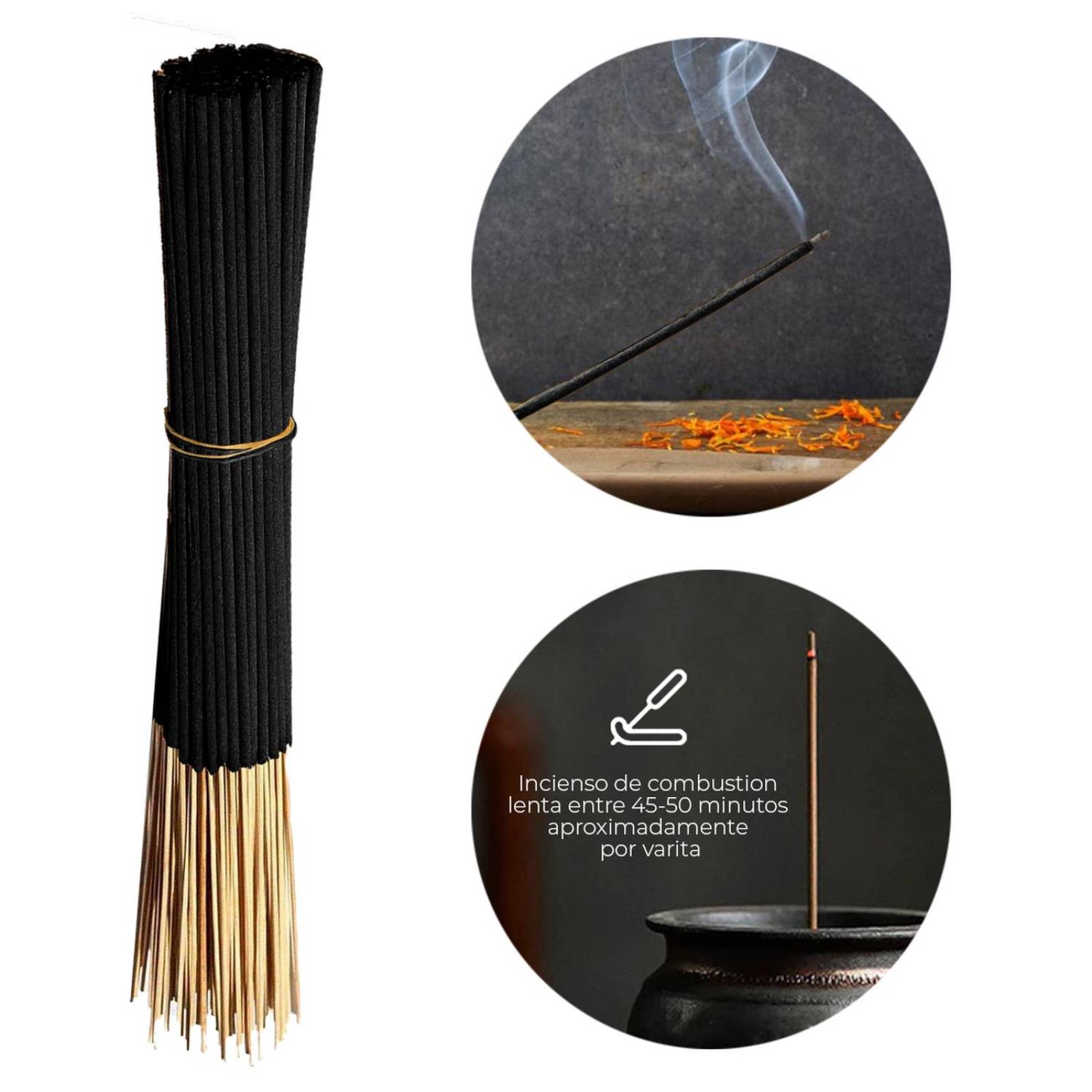 Varitas de Incienso Aromaticas 30 cm Con 100 pz SANTA MUERTE Santa muerte